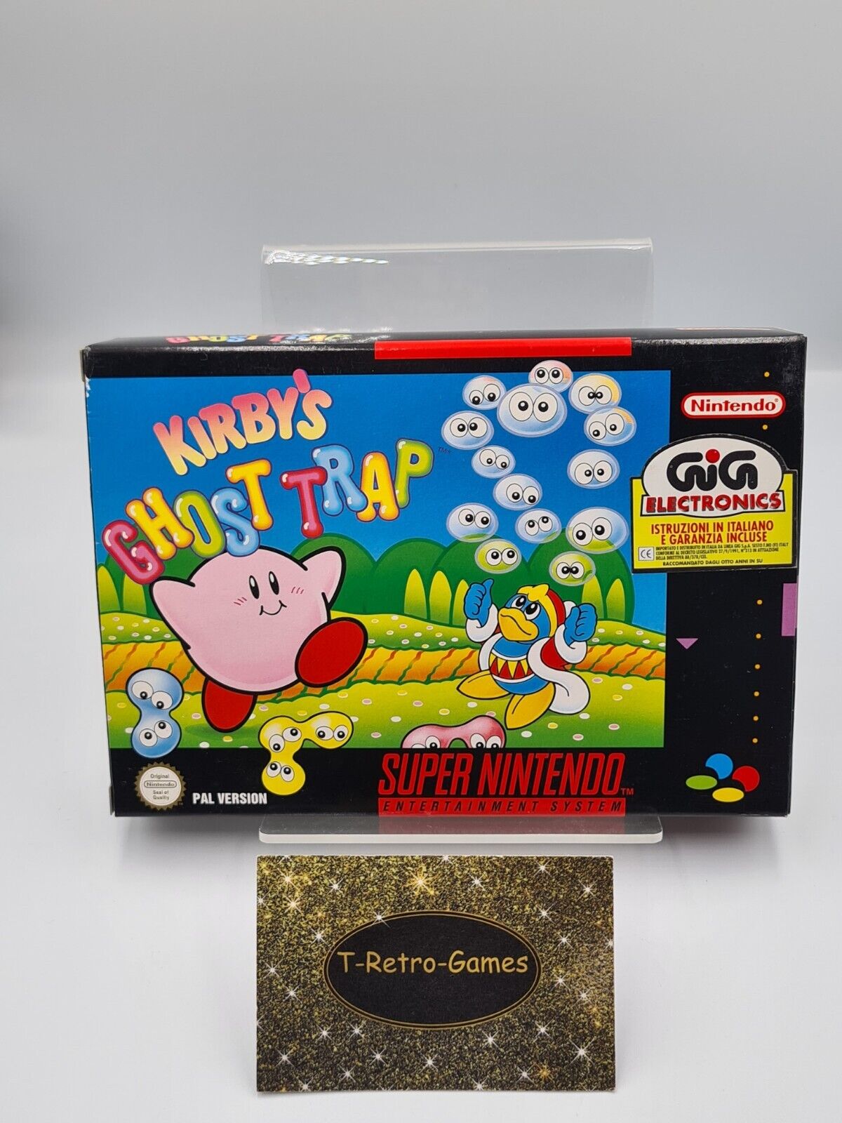 SNES Super Nintendo Kirby's Ghost Trap New Old Stock GPS - T-Retro-Games