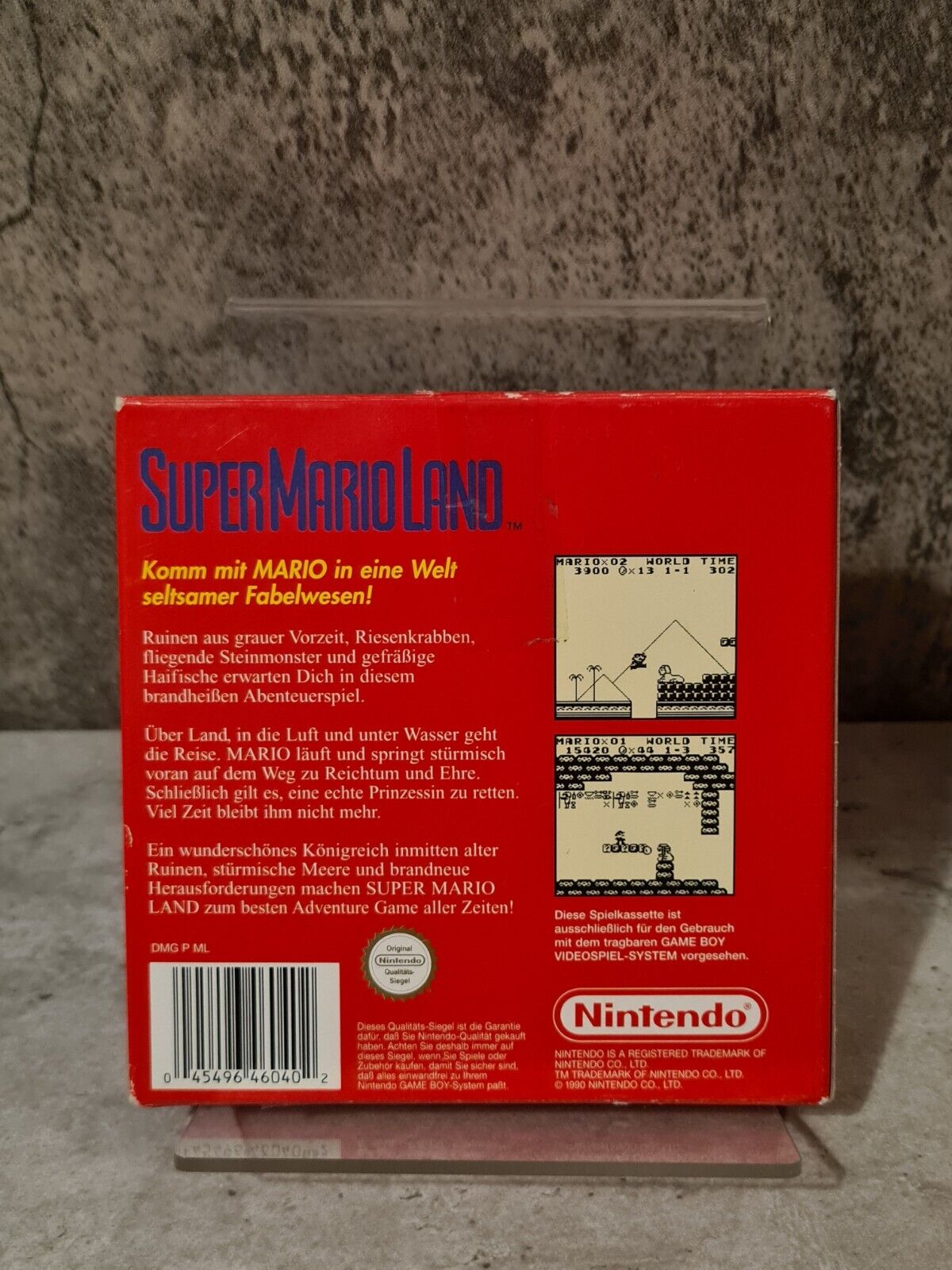 Nintendo Game Boy Classic Super Mario Land mit OVP und Anleitung NOE - T-Retro-Games