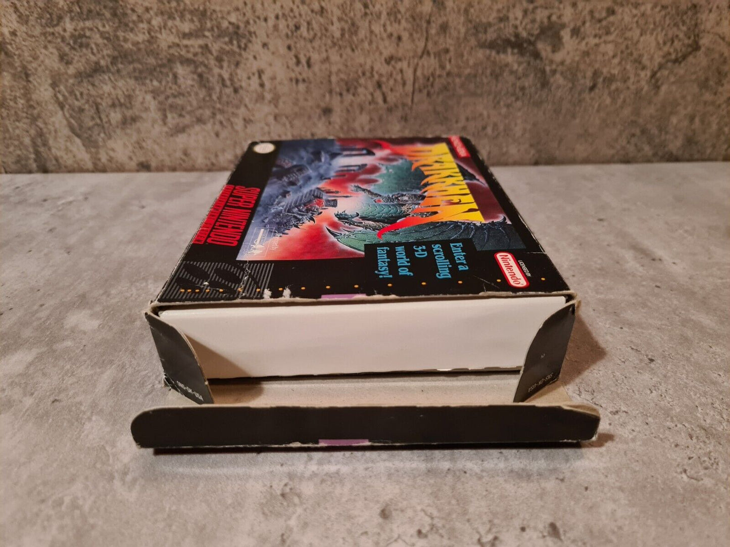 SNES Super Nintendo Drakkhen mit OVP und Anleitung NTSC USA - T-Retro-Games