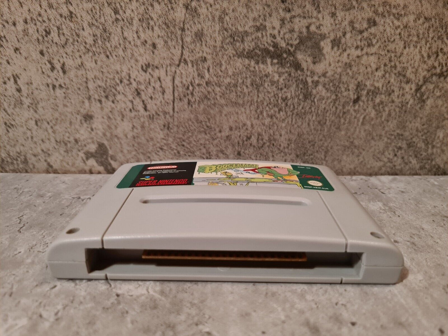 SNES Super Nintendo Boogerman A Pick and Flick Adventure Modul EUR - T-Retro-Games