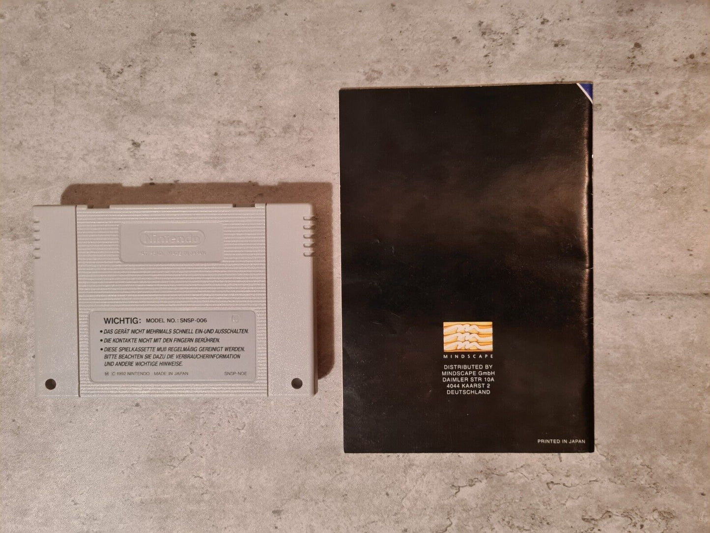 SNES Super Nintendo Gods mit OVP und Anleitung NOE - T-Retro-Games