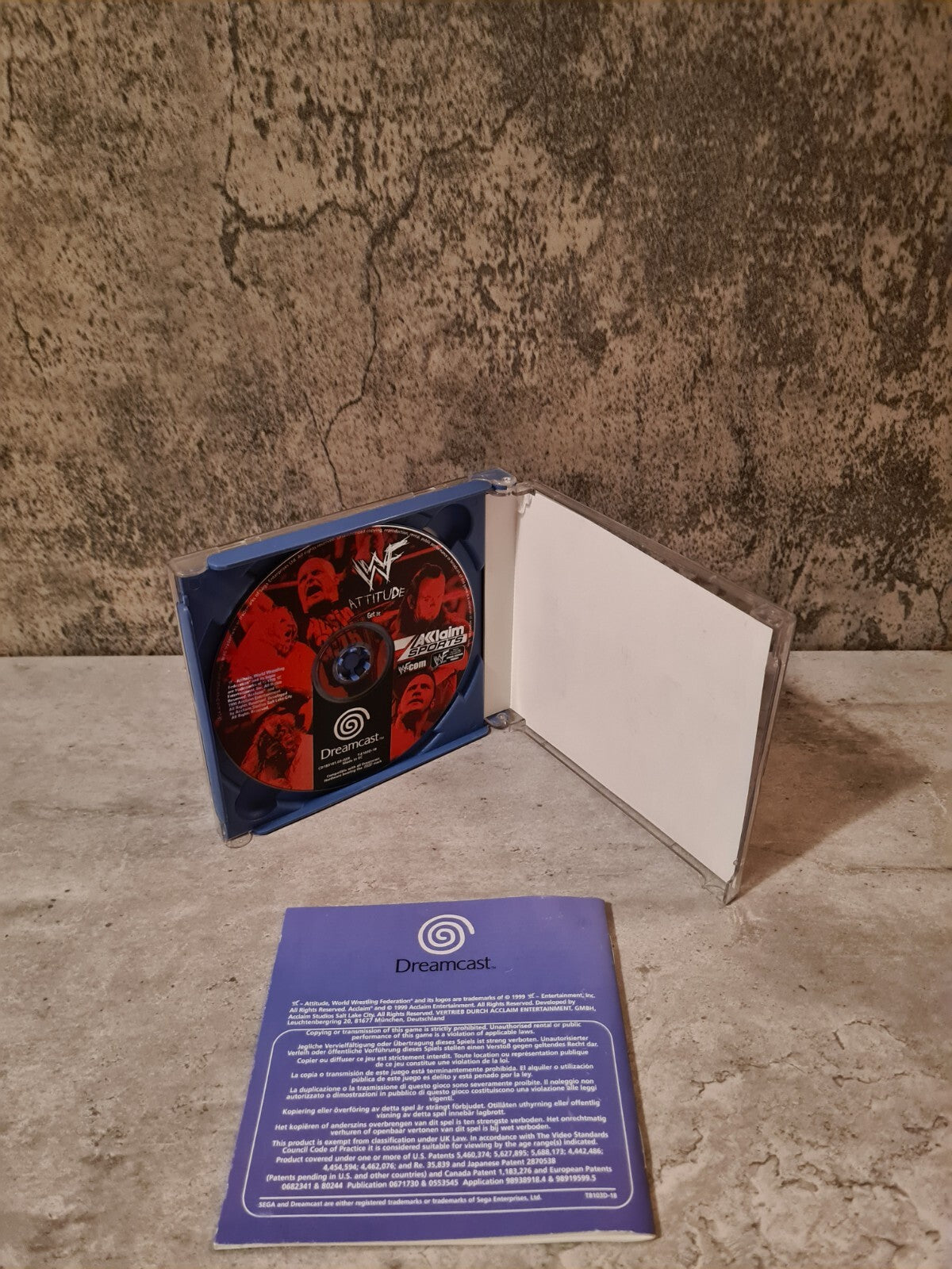Sega Dreamcast WWF Attitude mit OVP und Anleitung Deutsch