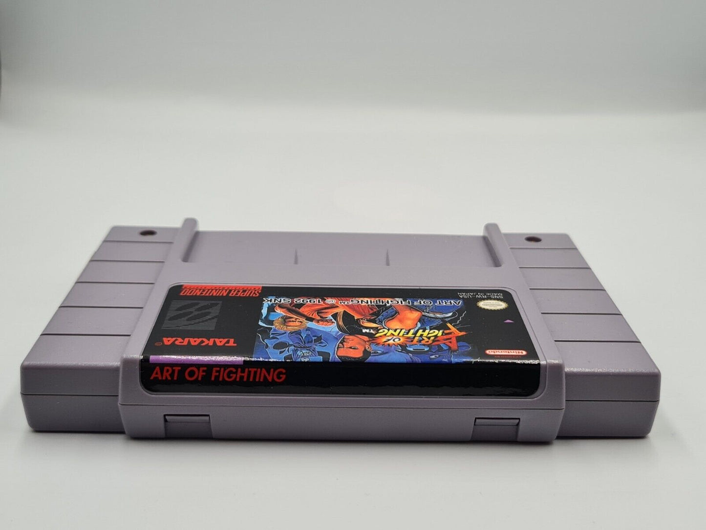 SNES Super Nintendo Art of Fighting mit OVP und Anleitung NTSC-USA - T-Retro-Games