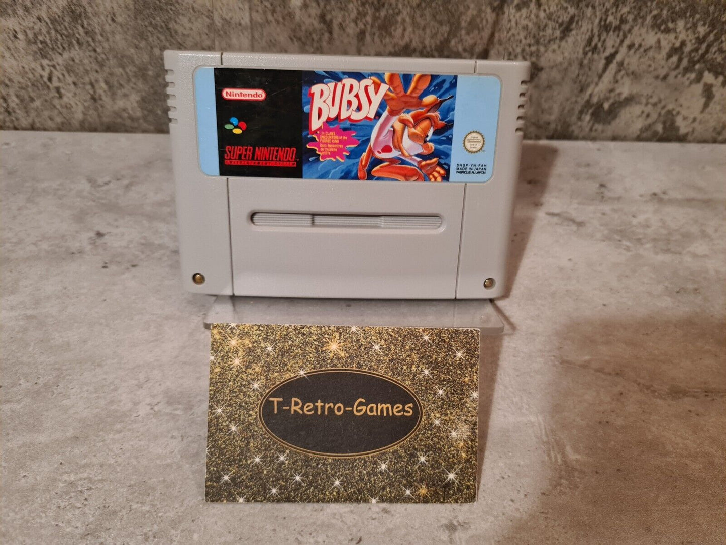 SNES Super Nintendo Bubsy FAH Modul - T-Retro-Games