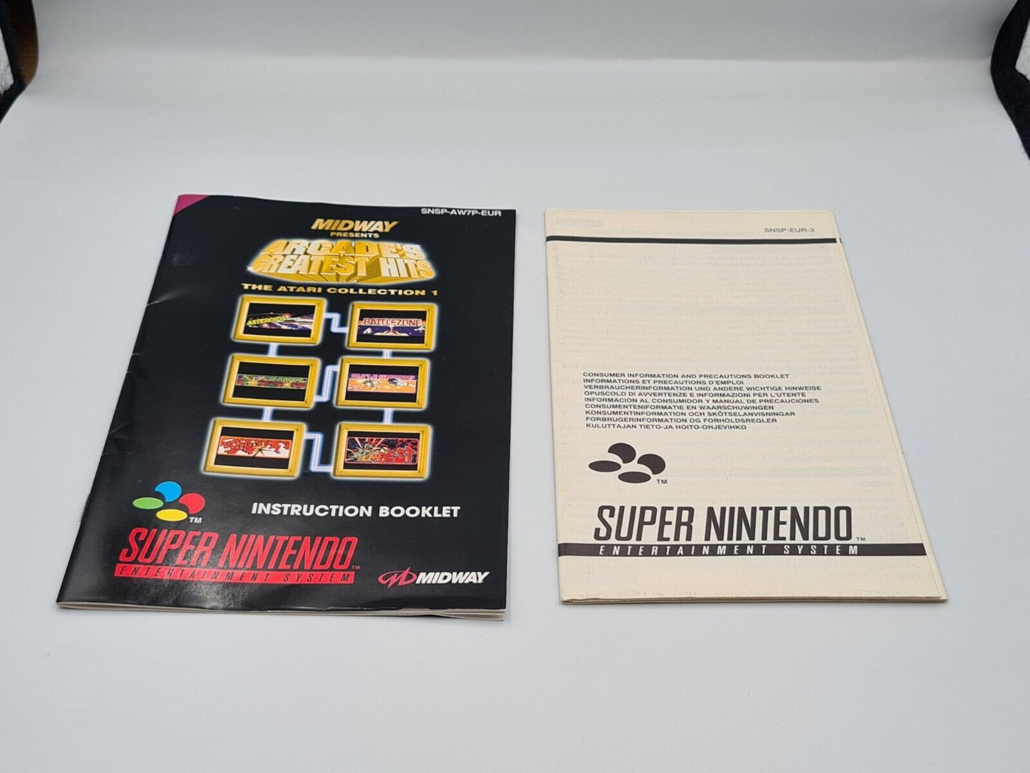 SNES Super Nintendo Arcade's Greatest Hits mit OVP und Anleitung EUR - T-Retro-Games