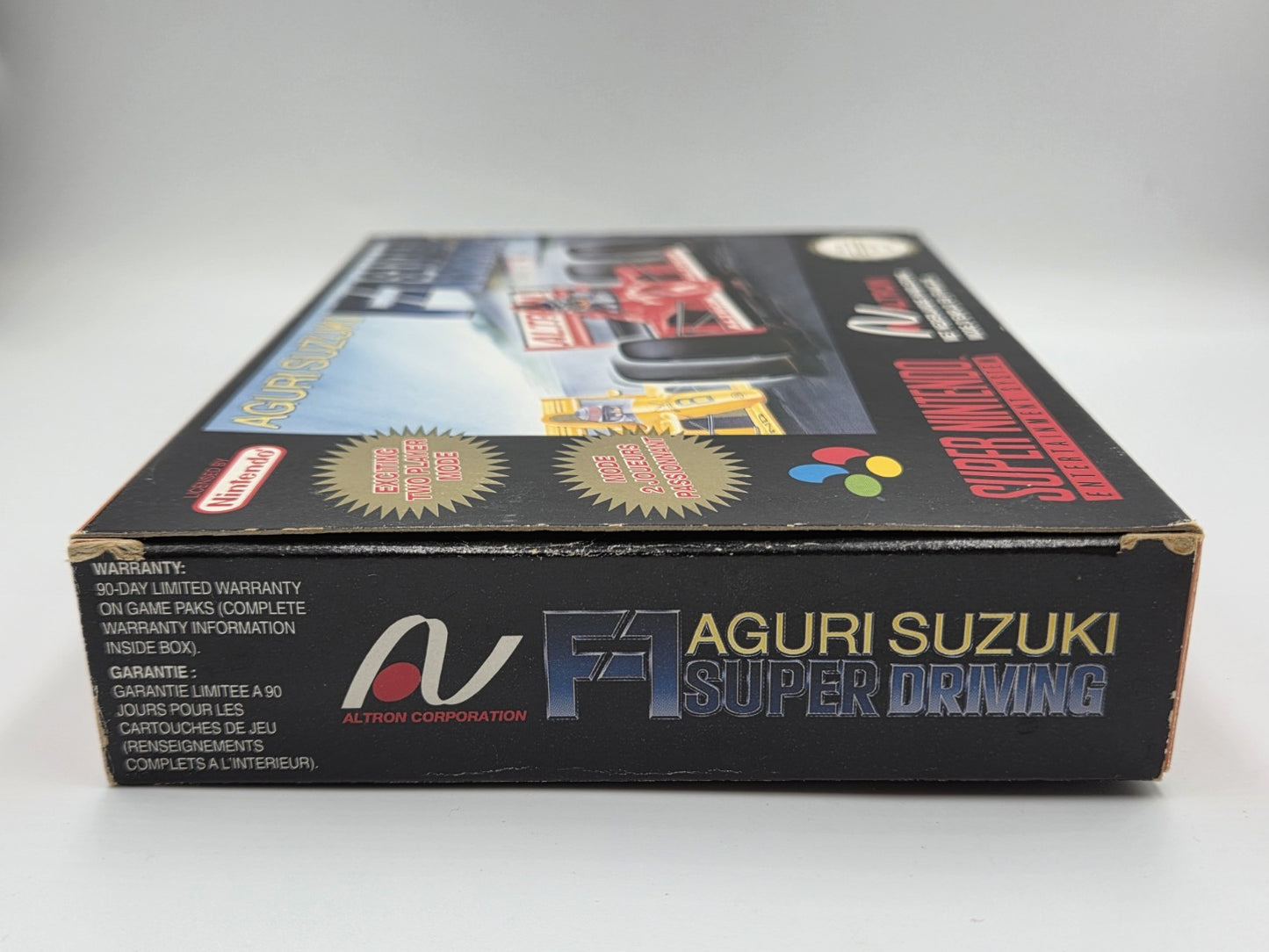 SNES Super Nintendo Aguri Suzuki F-1 Super Driving mit OVP und Anleitung FAH