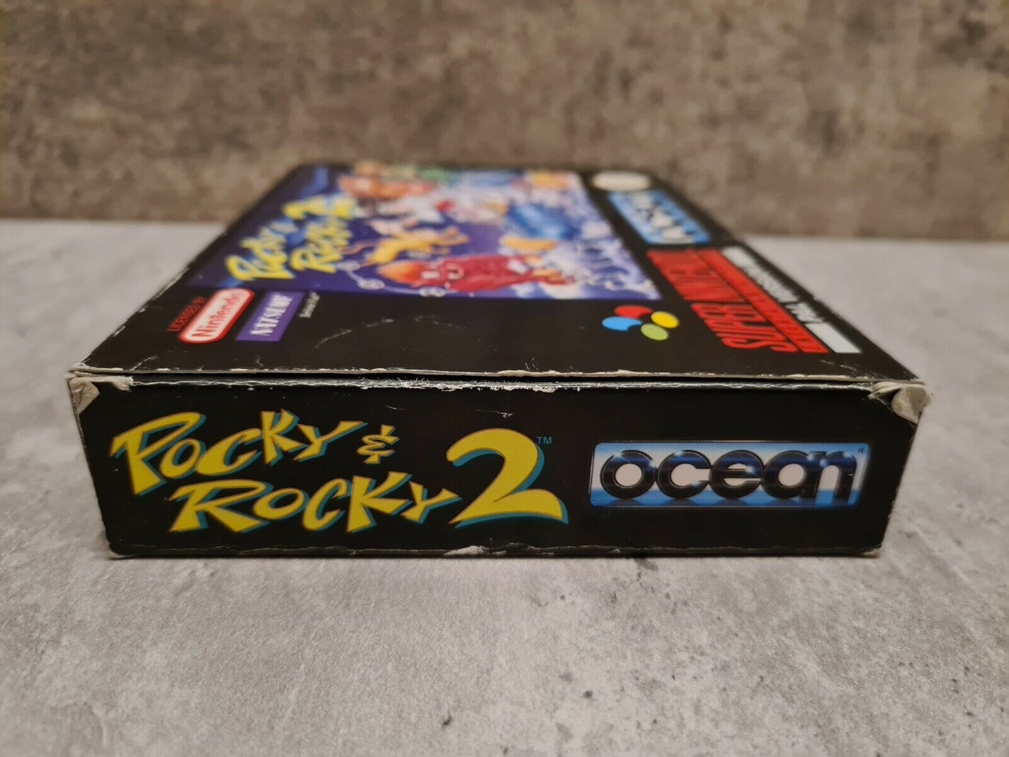 SNES Super Nintendo Pocky & Rocky 2 mit OVP und Anleitung NOE - T-Retro-Games
