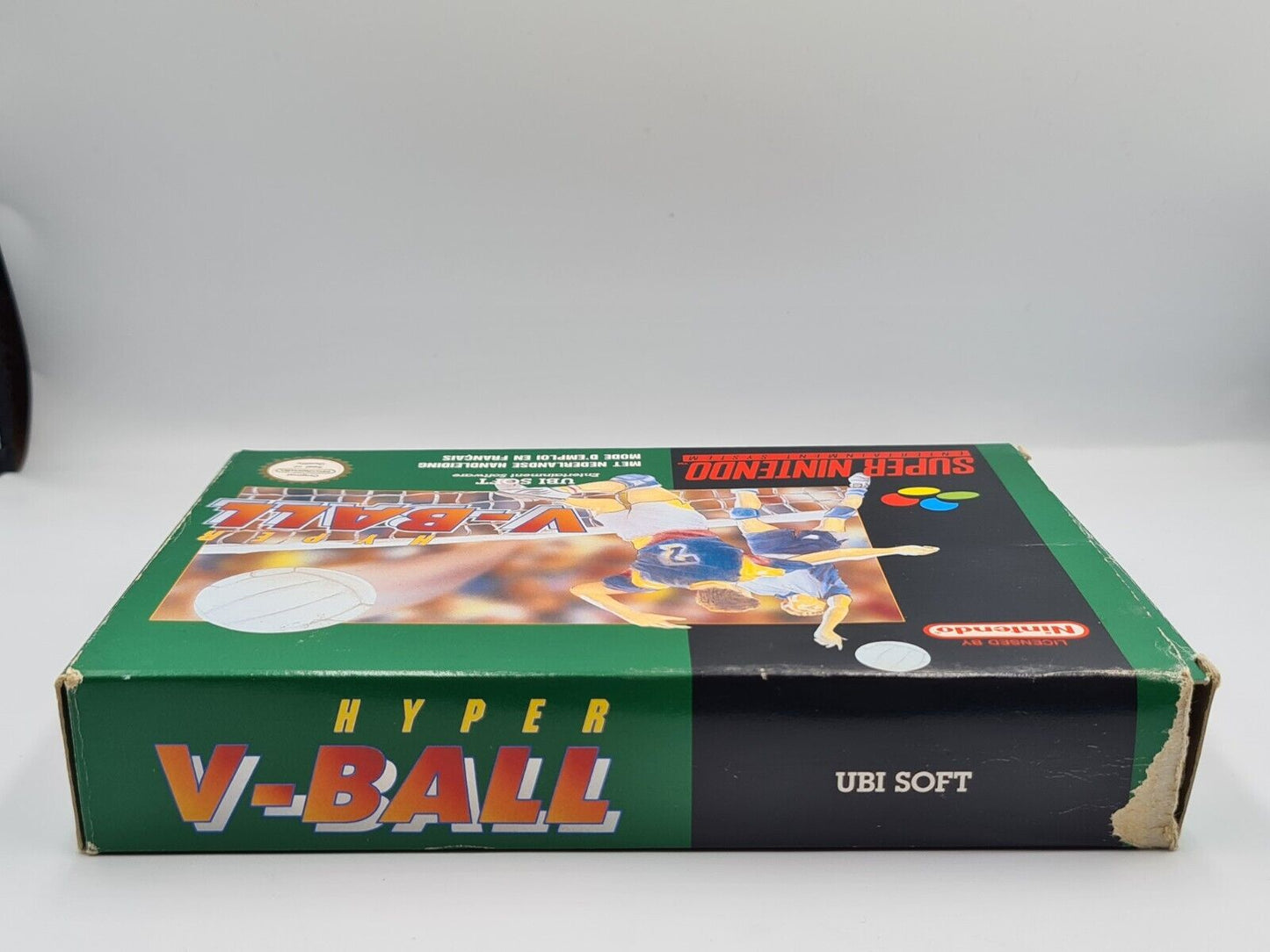 SNES Super Nintendo Hyper V-Ball mit OVP und Anleitung FAH - T-Retro-Games