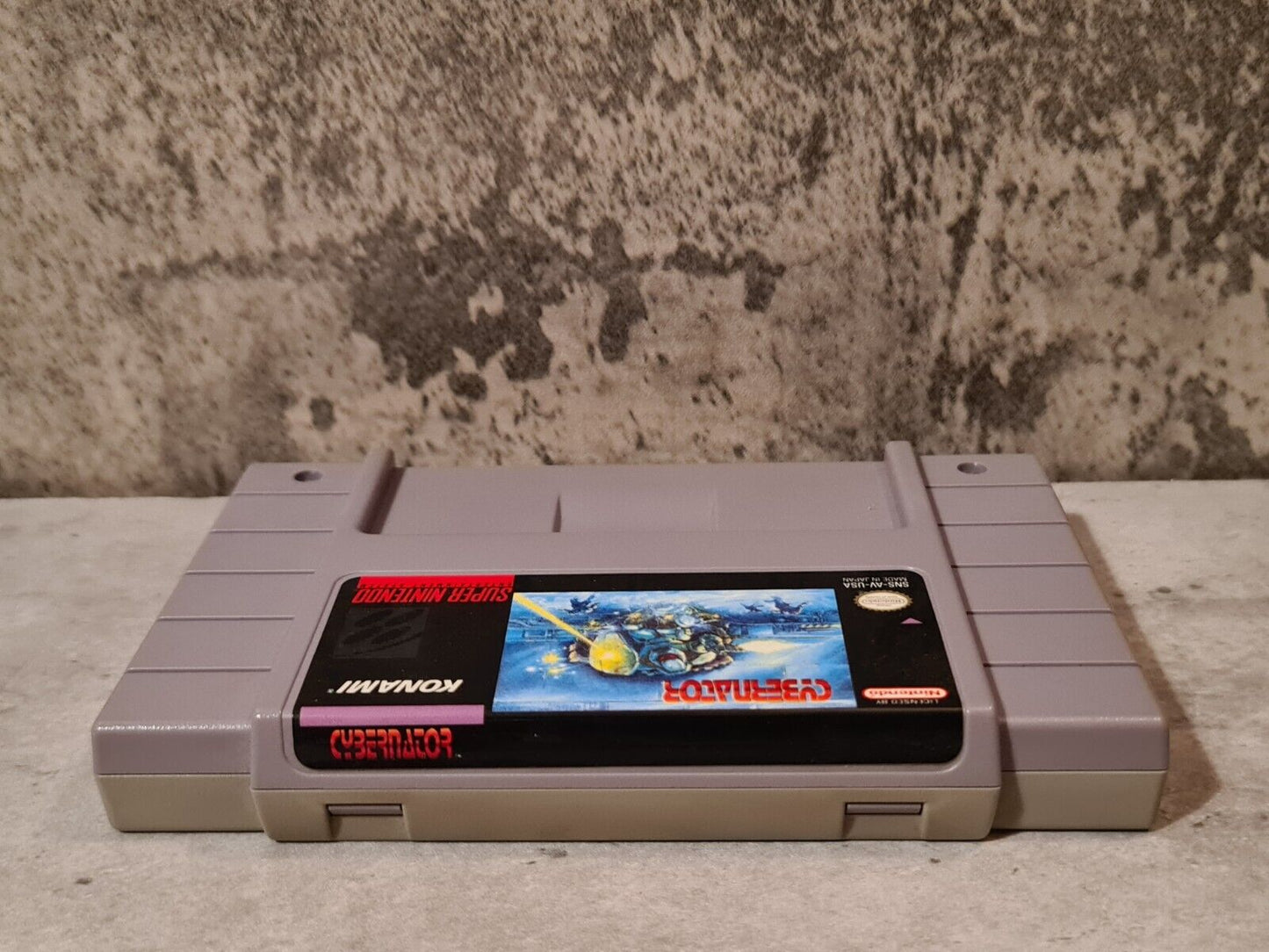 SNES Super Nintendo Cybernator mit OVP und Anleitung NTSC-USA - T-Retro-Games