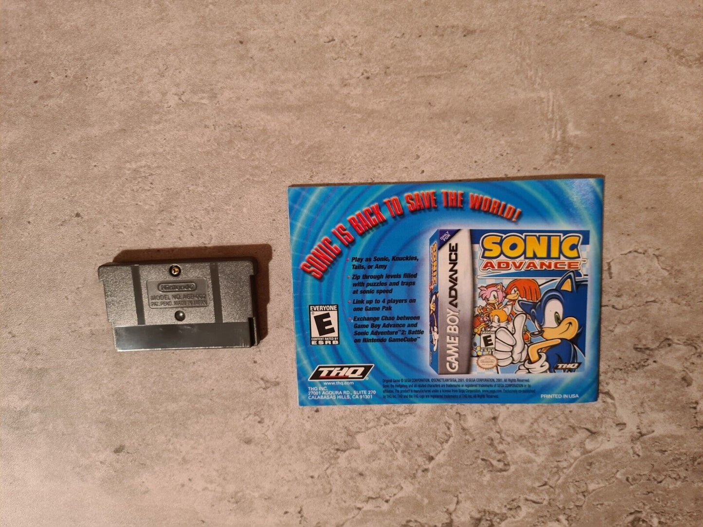 Nintendo Gameboy Advance Sega Smashpack mit OVP und Anleitung USA - T-Retro-Games