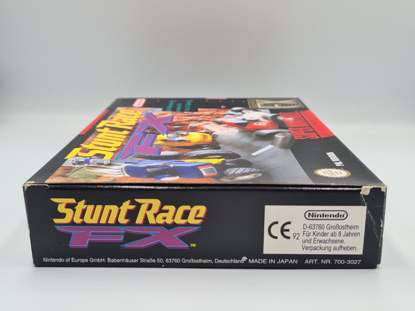 SNES Super Nintendo Stunt Race FX mit OVP und Anleitung NOE - T-Retro-Games