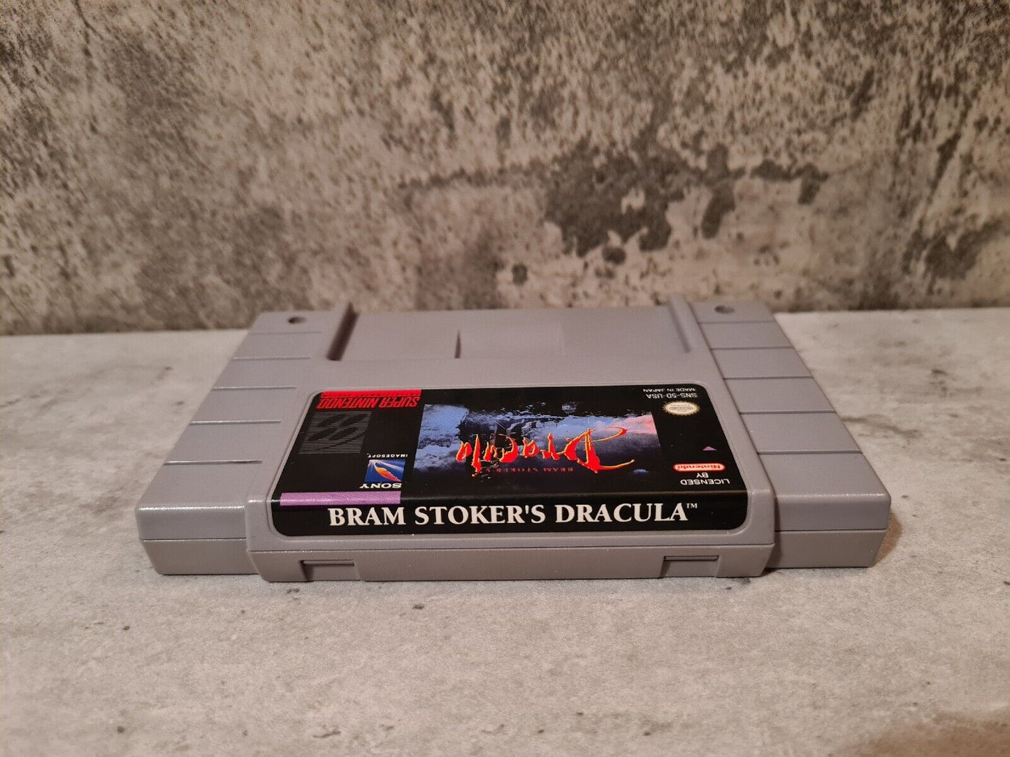 SNES Super Nintendo Bram Stoker's Dracula NTSC USA Modul - T-Retro-Games