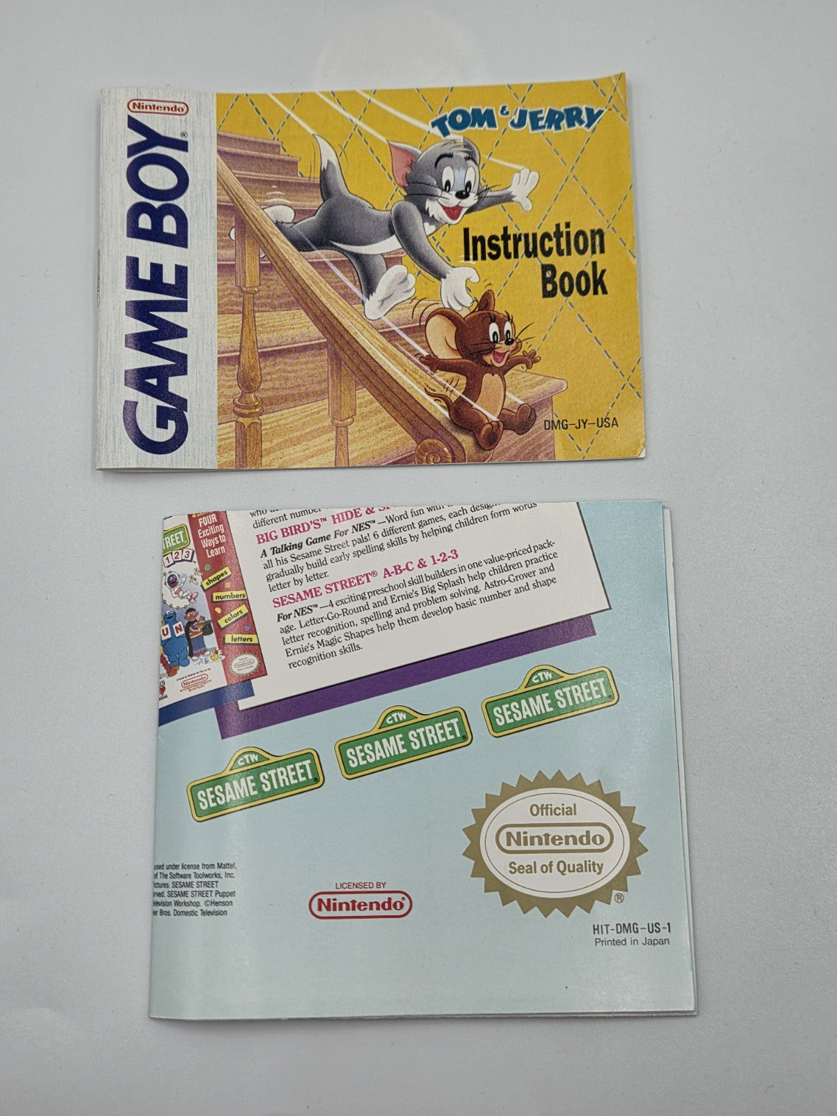 Nintendo Game Boy Classic Spiel Tom & Jerry mit OVP und Anleitung USA