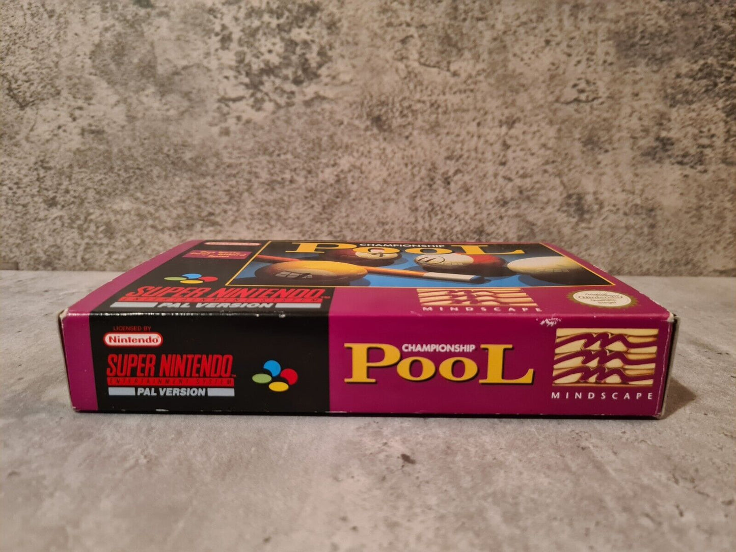 SNES Super Nintendo Championship Pool mit OVP und Anleitung + Poster NOE - T-Retro-Games