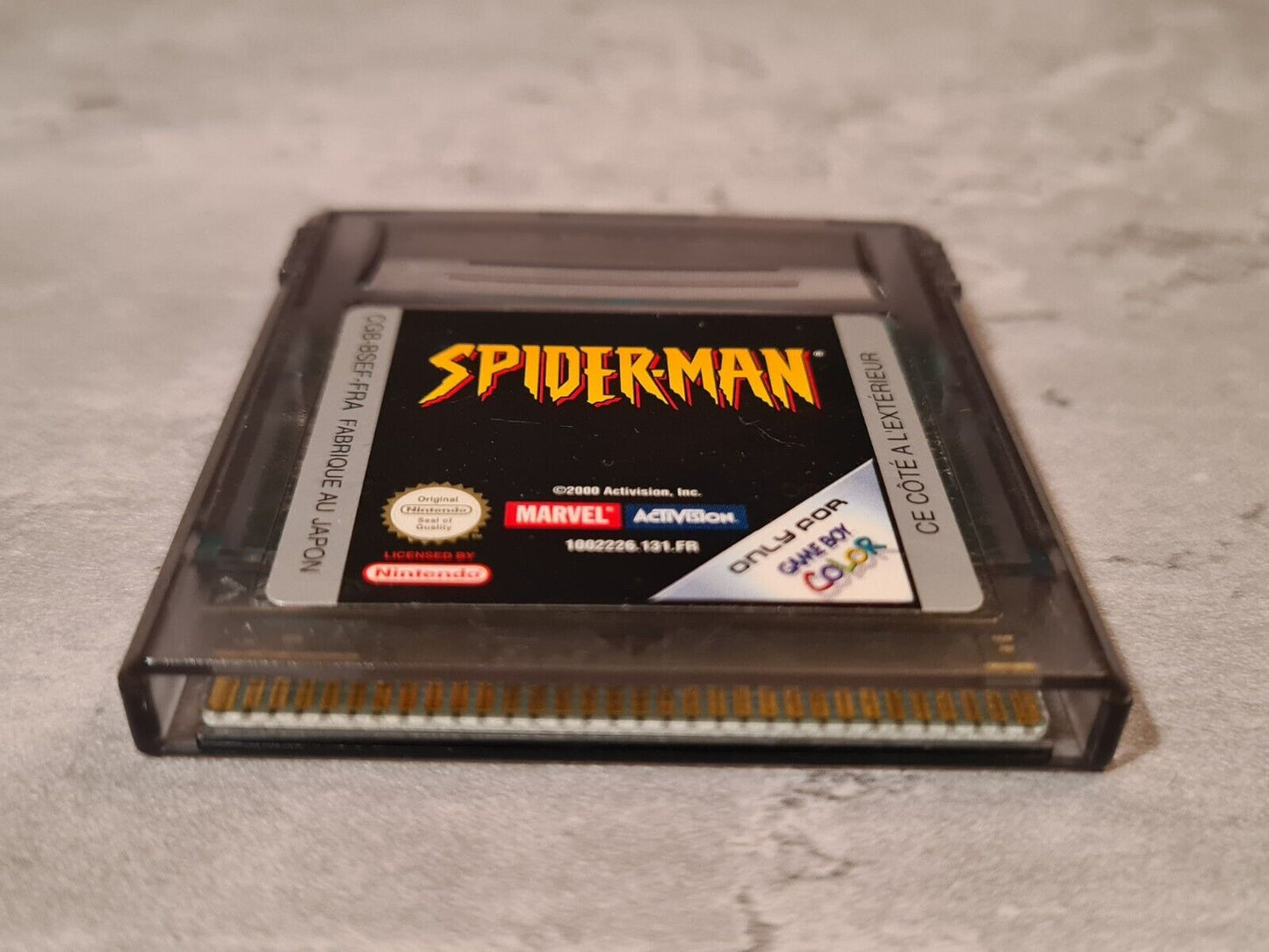 Nintendo Game Boy Color Spider-Man FRA Modul - T-Retro-Games