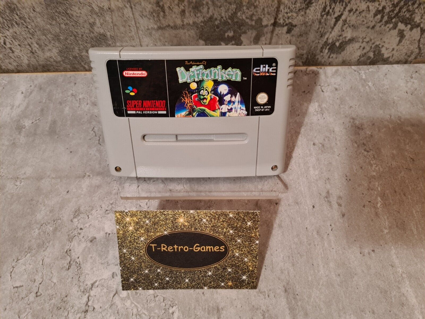 SNES Super Nintendo The Adventures of Dr. Franken Modul UKV - T-Retro-Games
