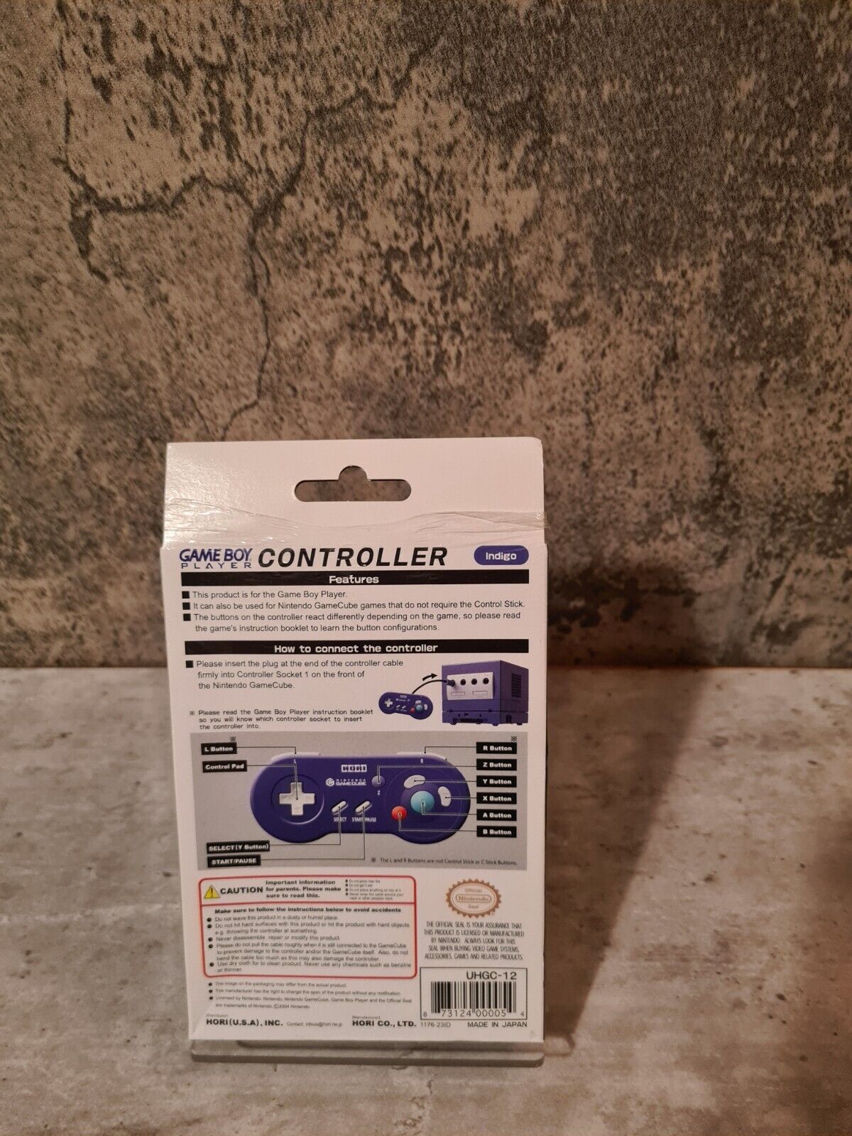 Nintendo Gamecube Game Boy Player Controller Hori Pad Indigo New Sealed Unused