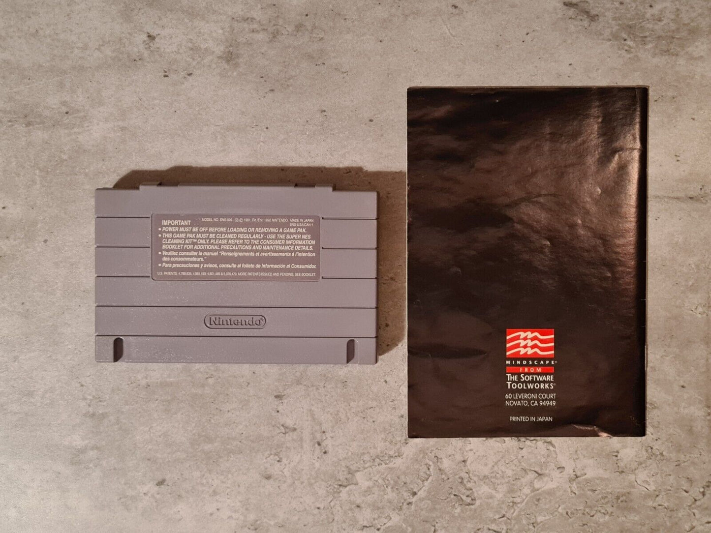 SNES Super Nintendo Out to Lunch mit OVP und Anleitung NTSC-USA - T-Retro-Games