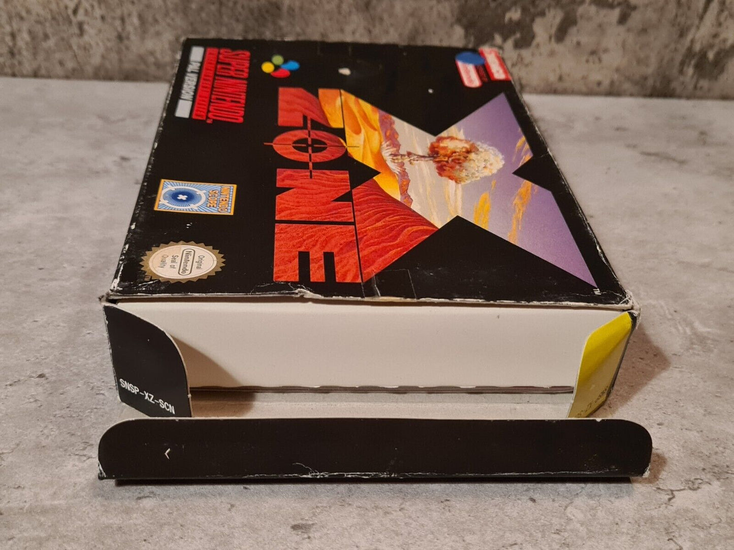 SNES Super Nintendo X-Zone mit OVP und Anleitung SCN - T-Retro-Games