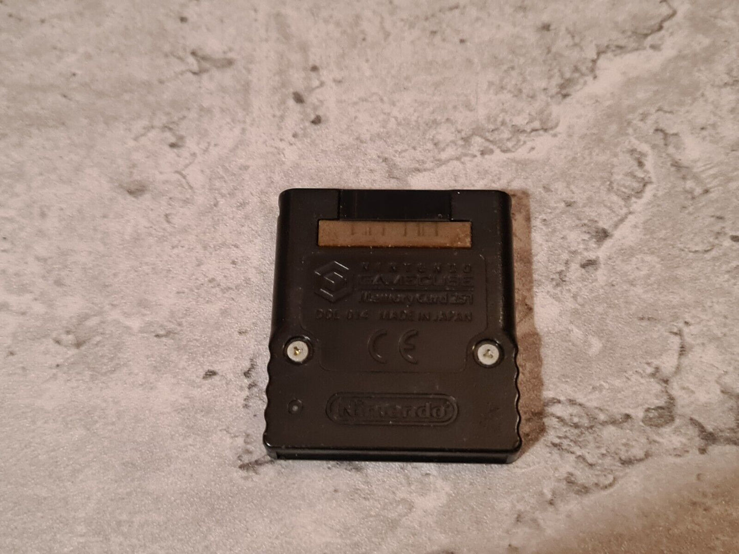 Nintendo Gamecube Memory Card 59 DOL-014 Memory Card Schwarz - T-Retro-Games