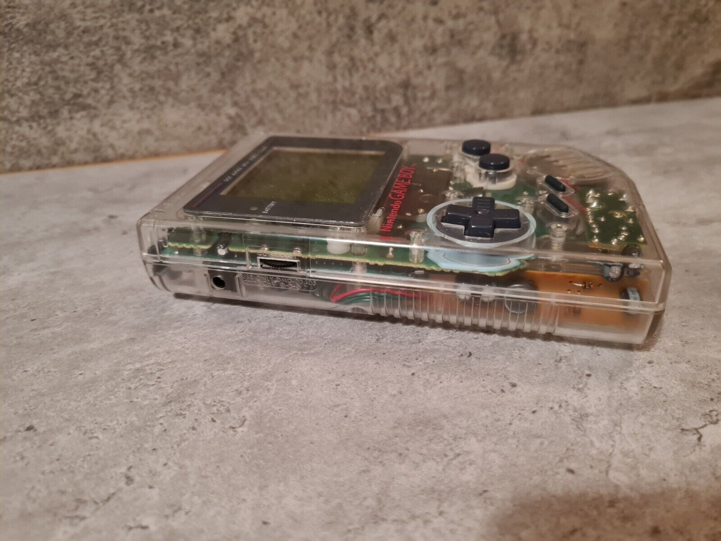Game Boy Classic Transparent OVP UKV Special Edition - T-Retro-Games