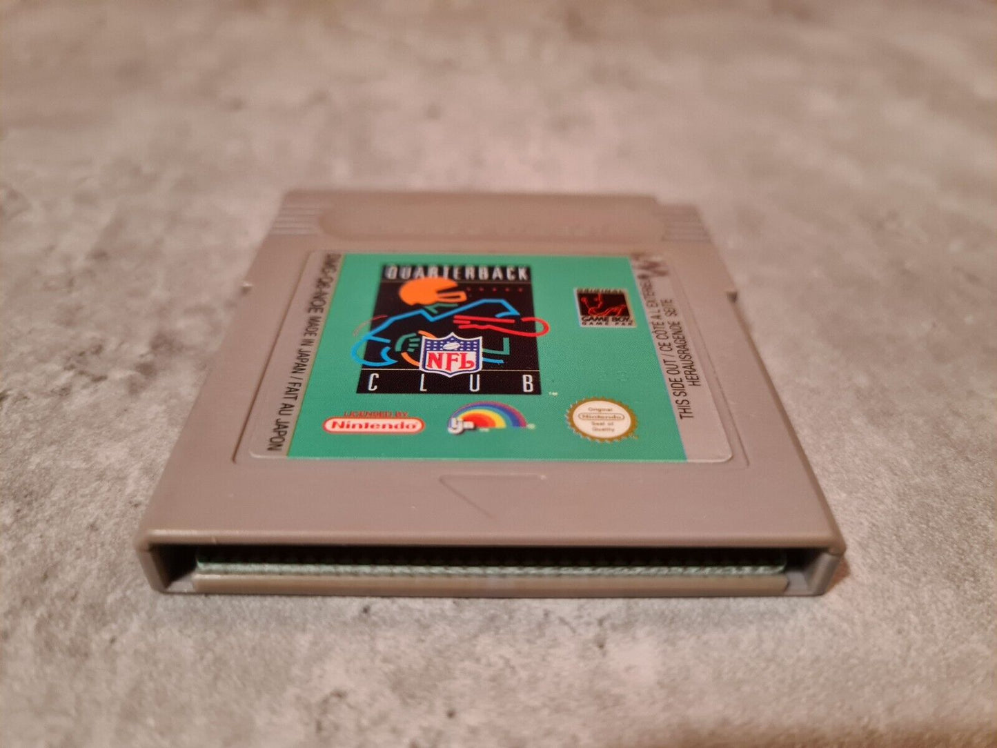 Nintendo Gameboy Classic Spiel NFL Quarterback Club Modul NOE - T-Retro-Games