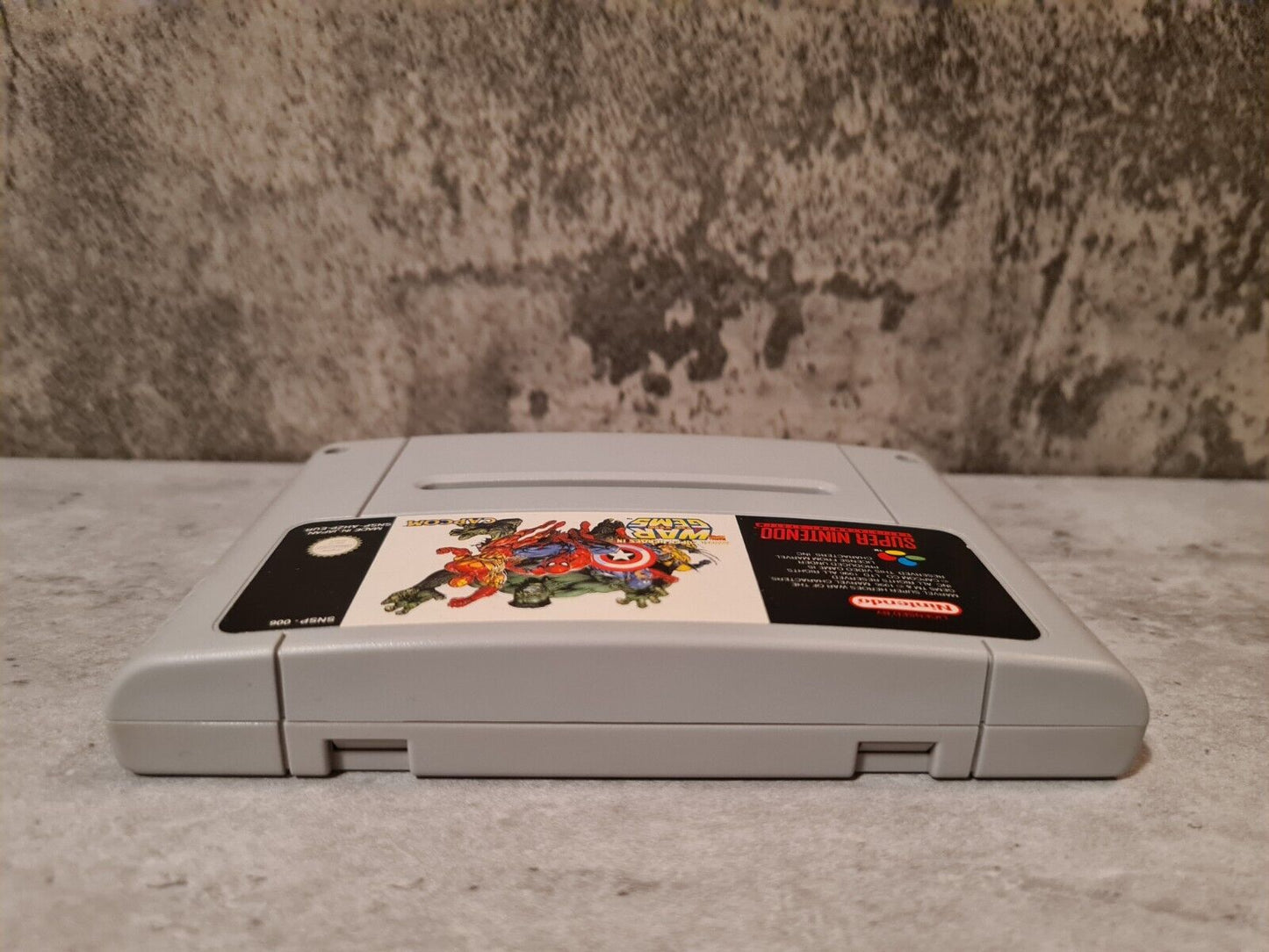 SNES Super Nintendo Marvel Super Heroes in War of The Gems Modul EUR - T-Retro-Games