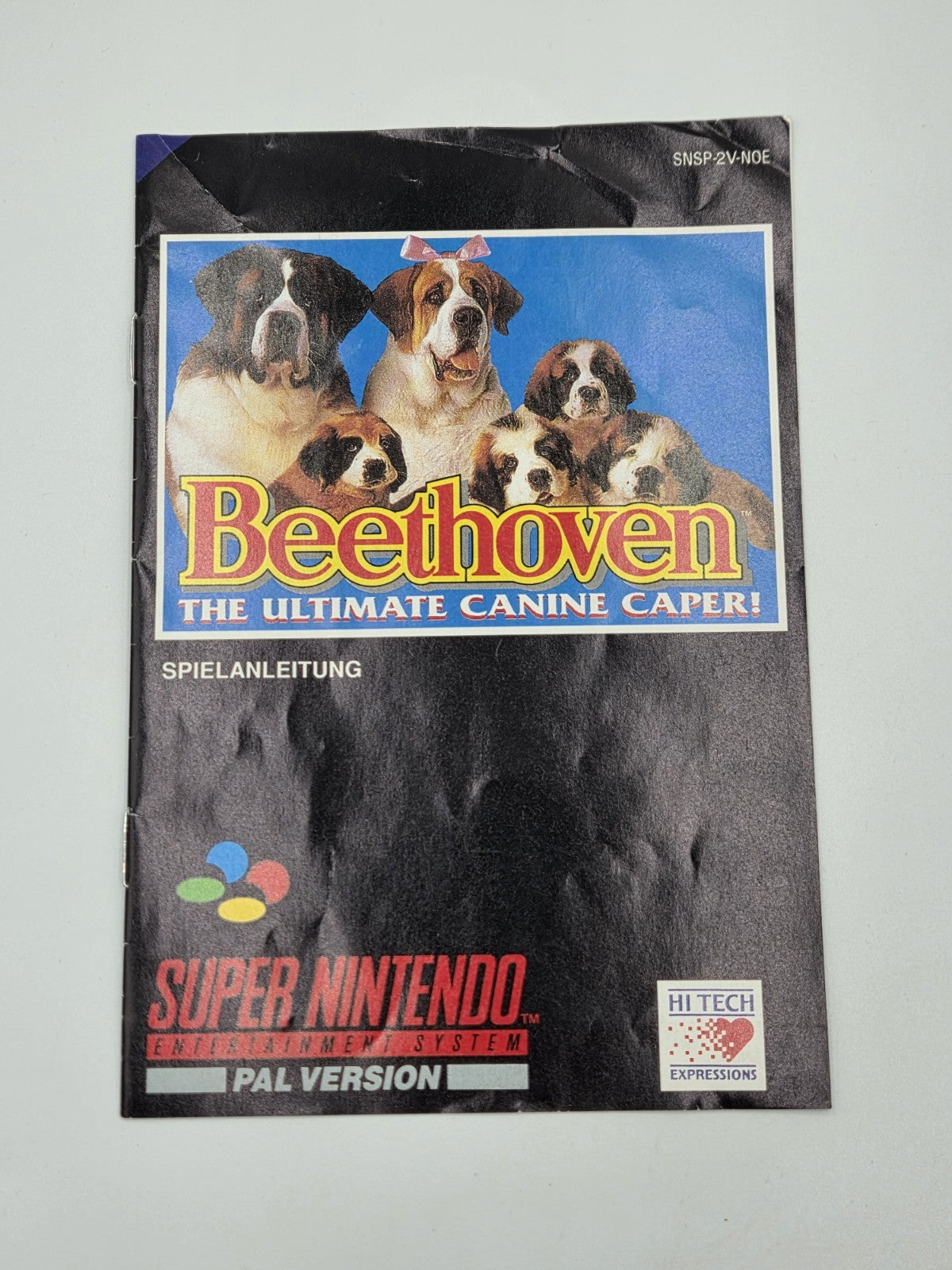 SNES Super Nintendo Beethoven The Ultimate Canine Caper! mit OVP + Anleitung NOE