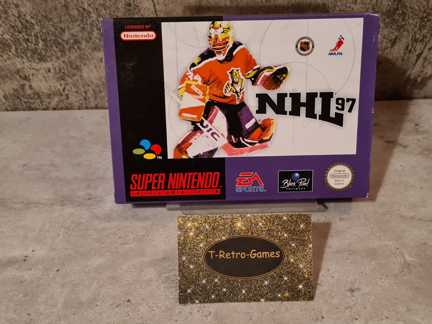 SNES Super Nintendo NHL 97 New Old Stock Neu unbenutzt - T-Retro-Games