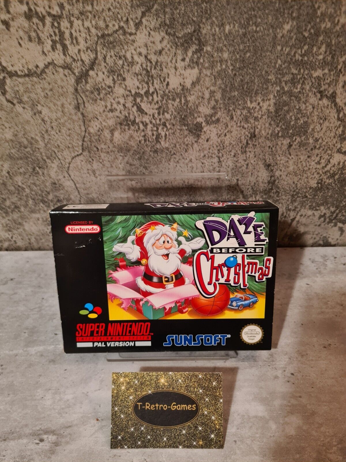 SNES Super Nintendo Daze Before Christmas mit OVP und Anleitung NOE - T-Retro-Games