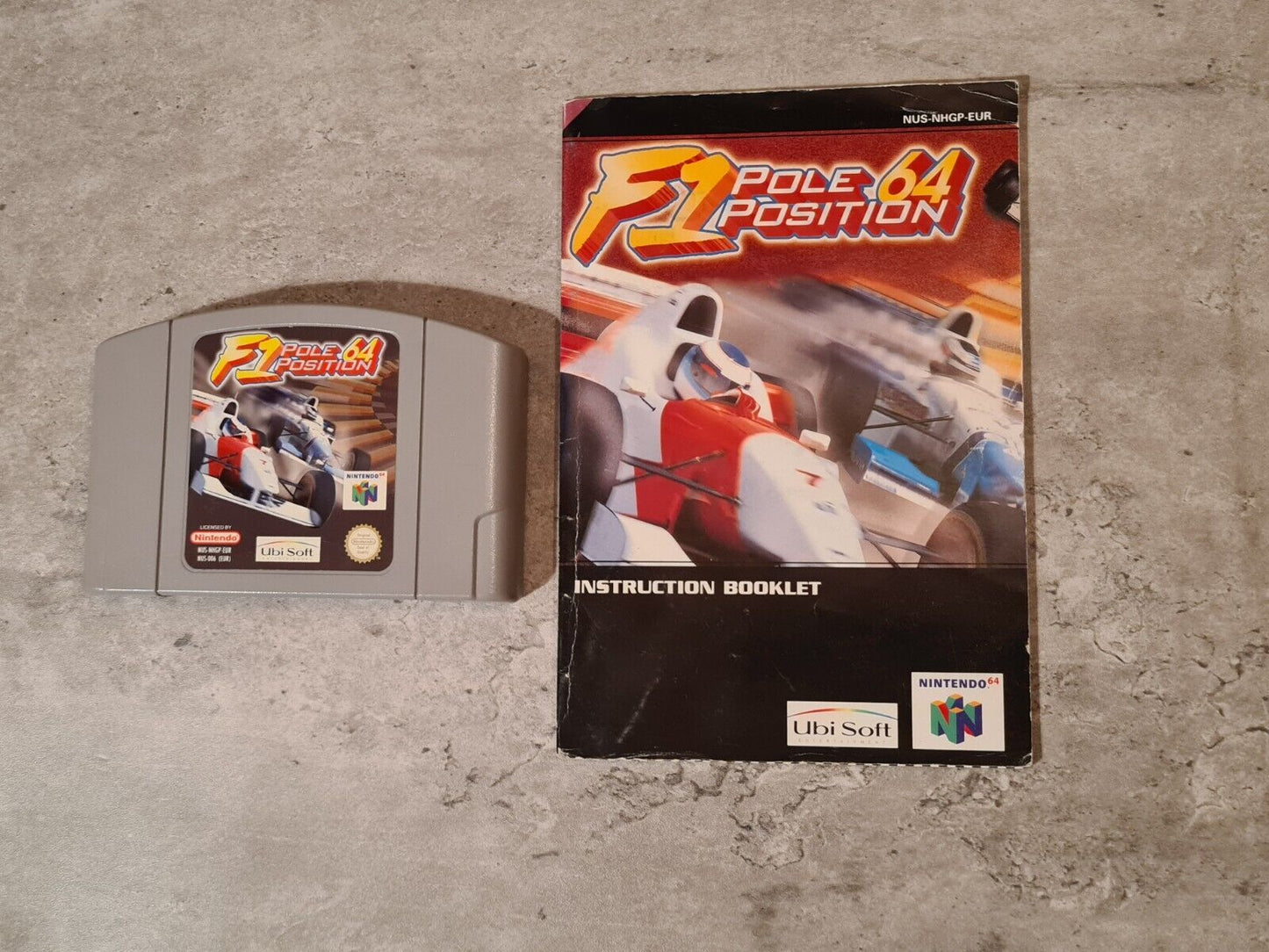 N64 Nintendo 64 F1 Pole Position 64 mit OVP und Anleitung EUR - T-Retro-Games