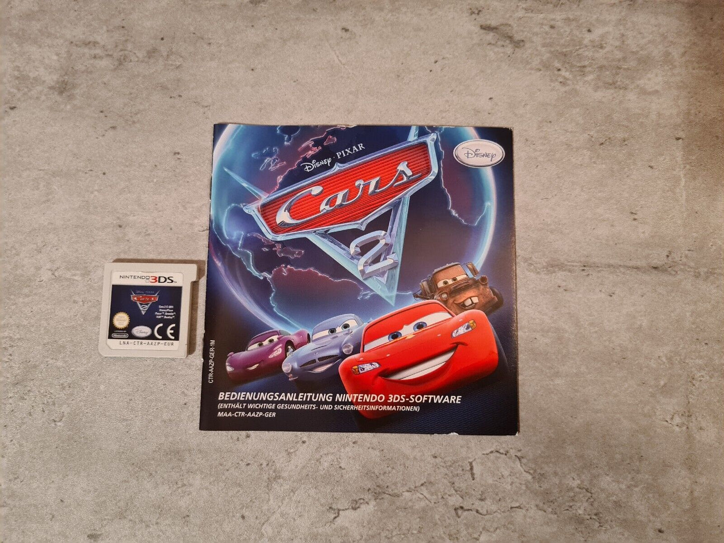 Nintendo 3DS Disney Pixar Cars 2 mit OVP und Anleitung GER - T-Retro-Games
