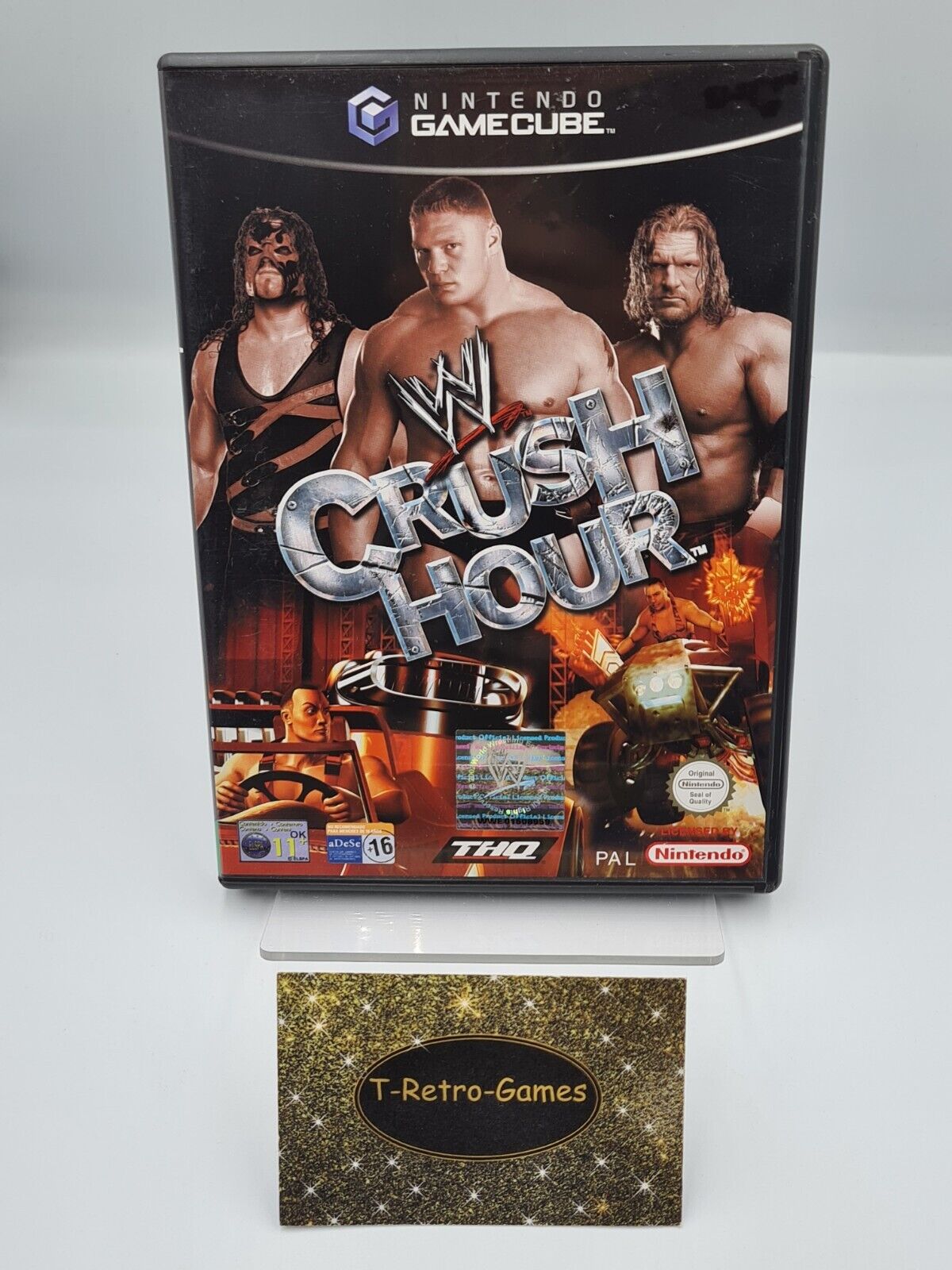 Nintendo GameCube WWF Crush Hour mit OVP und Anleitung UKV - T-Retro-Games