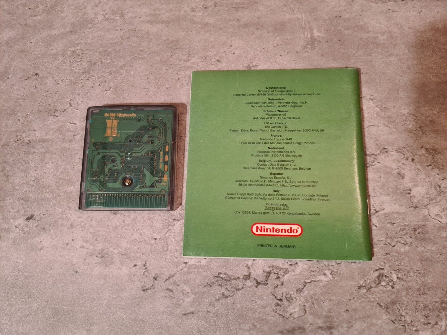Nintendo Gameboy Color Mario Golf mit OVP und Anleitung EUR - T-Retro-Games