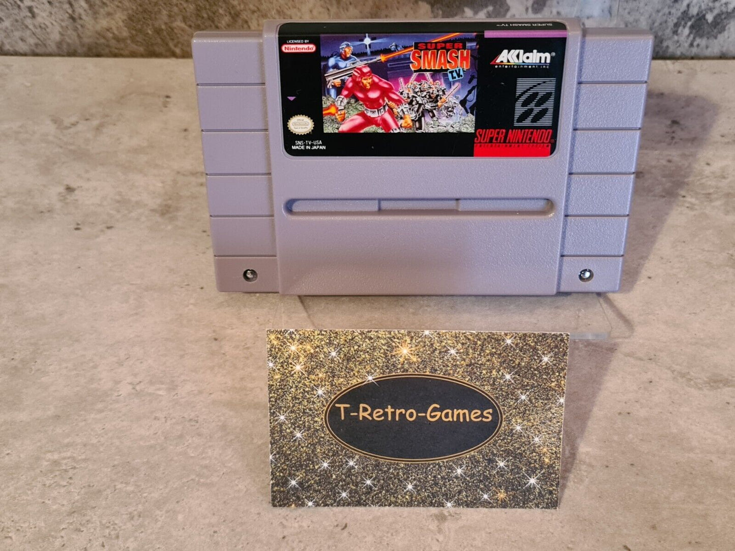 SNES Super Nintendo Super Smash T.V. NTSC USA Modul - T-Retro-Games
