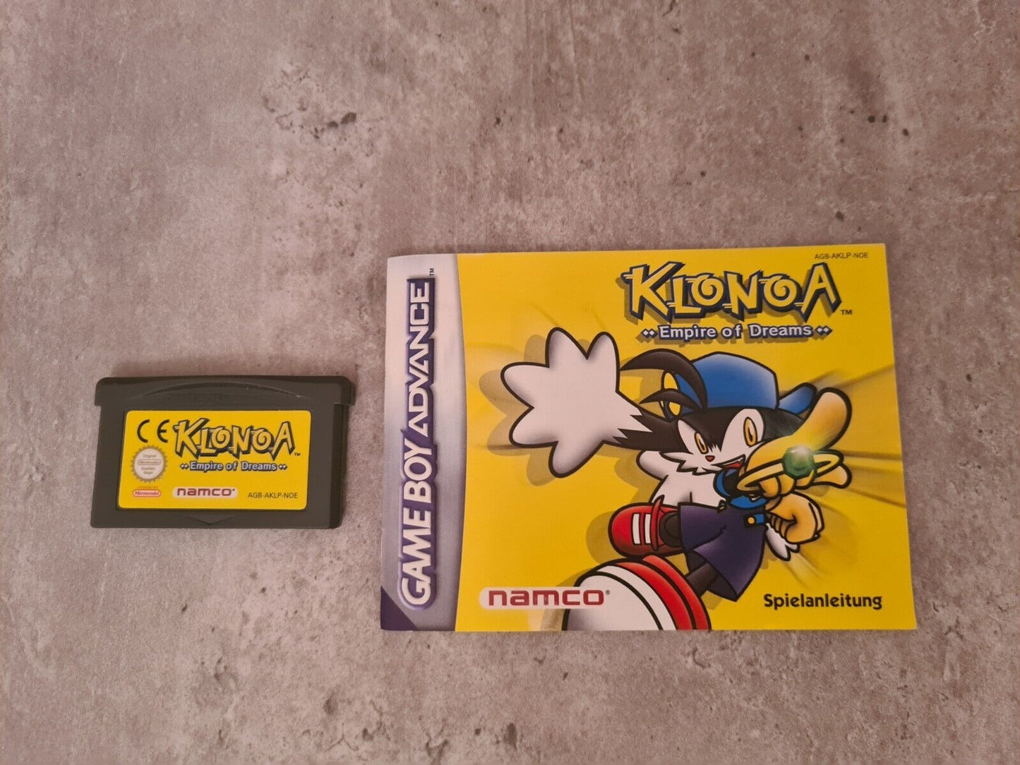 Nintendo Gameboy Advance Klonoa Empire of Dreams mit OVP und Anleitung NOE - T-Retro-Games
