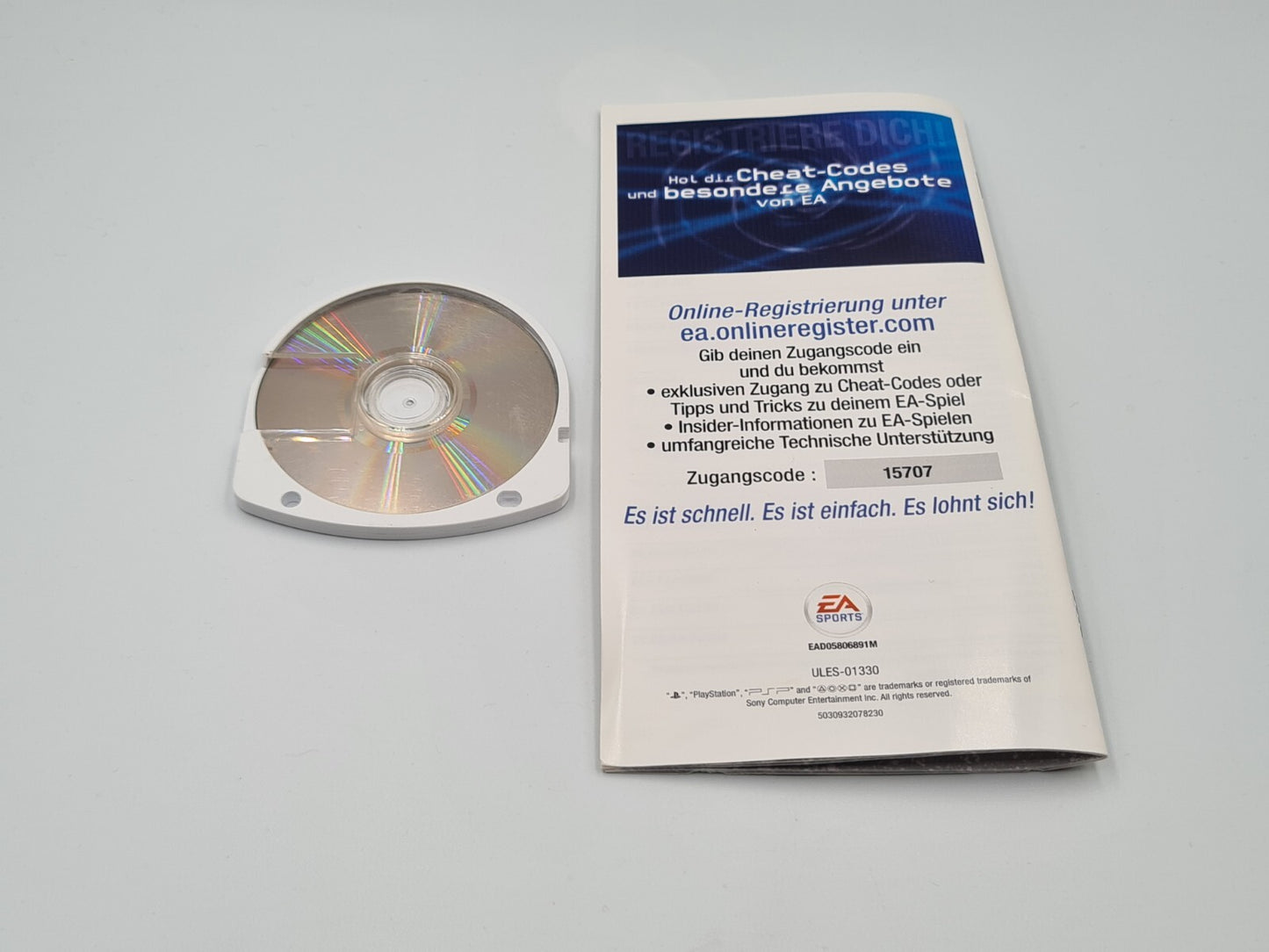 Sony PSP Spiel Fifa 10 mit OVP und Anleitung Deutsch