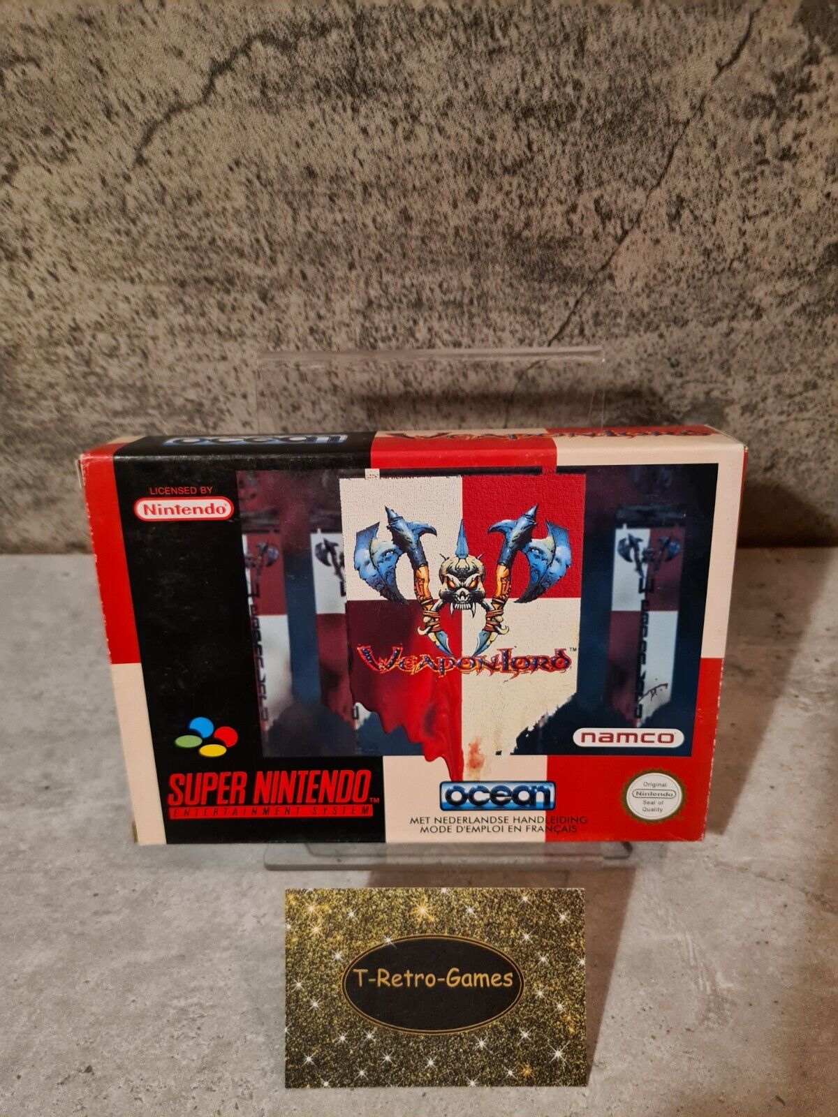 SNES Super Nintendo WeaponLord mit OVP und Anleitung FAH - T-Retro-Games