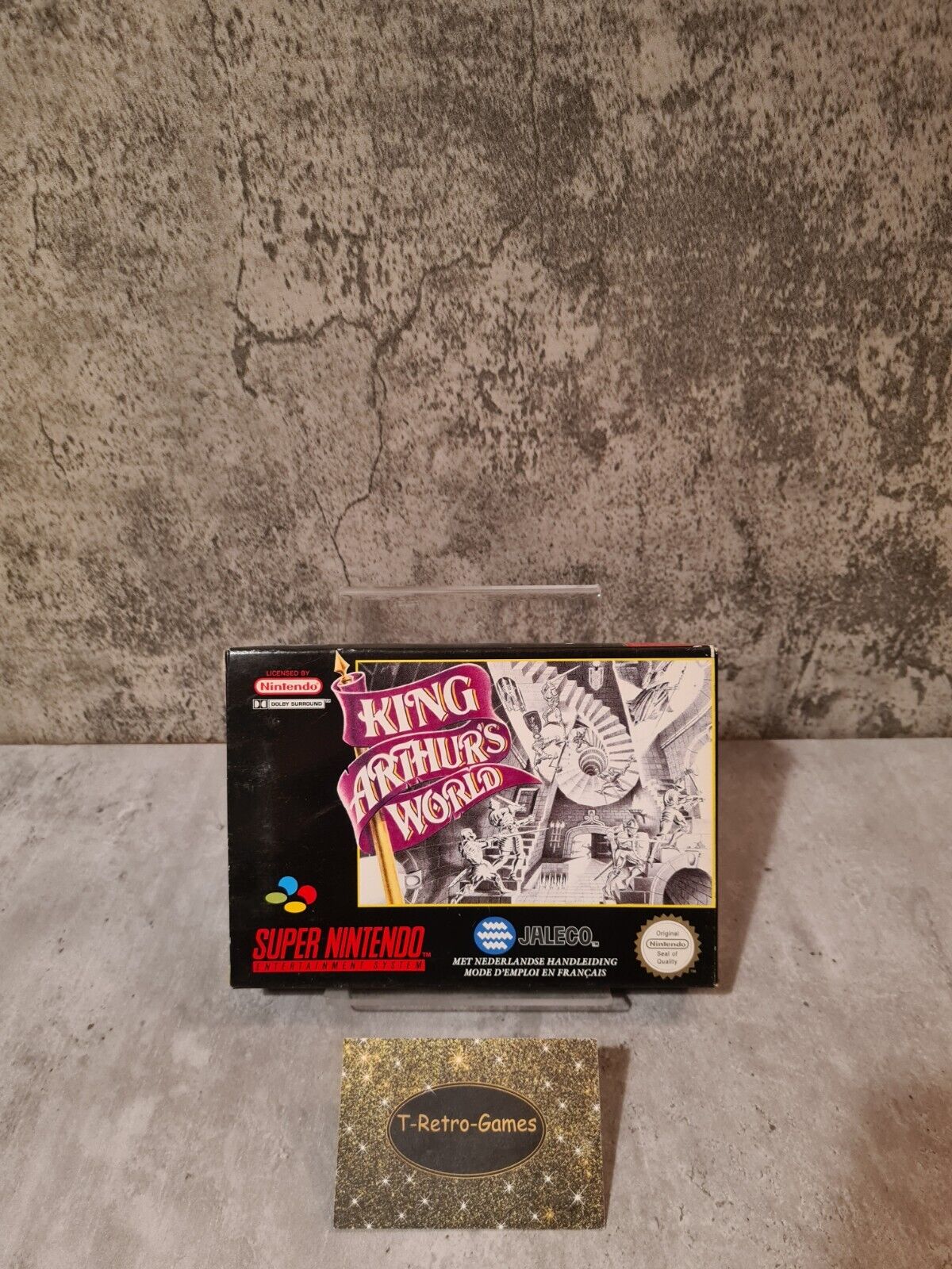 SNES Super Nintendo King Arthur's World mit OVP und Anleitung FAH - T-Retro-Games