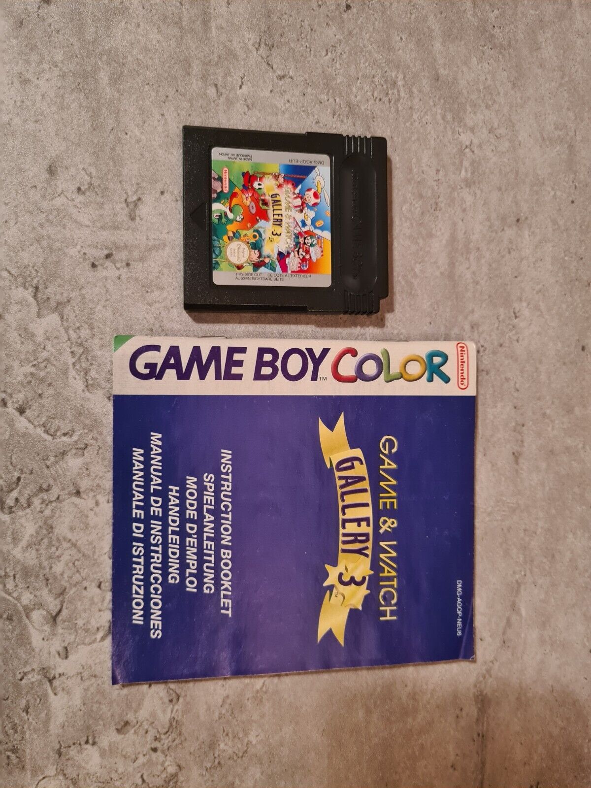 Nintendo Game Boy Color Game & Watch Gallery 3 mit OVP und Anleitung EUR