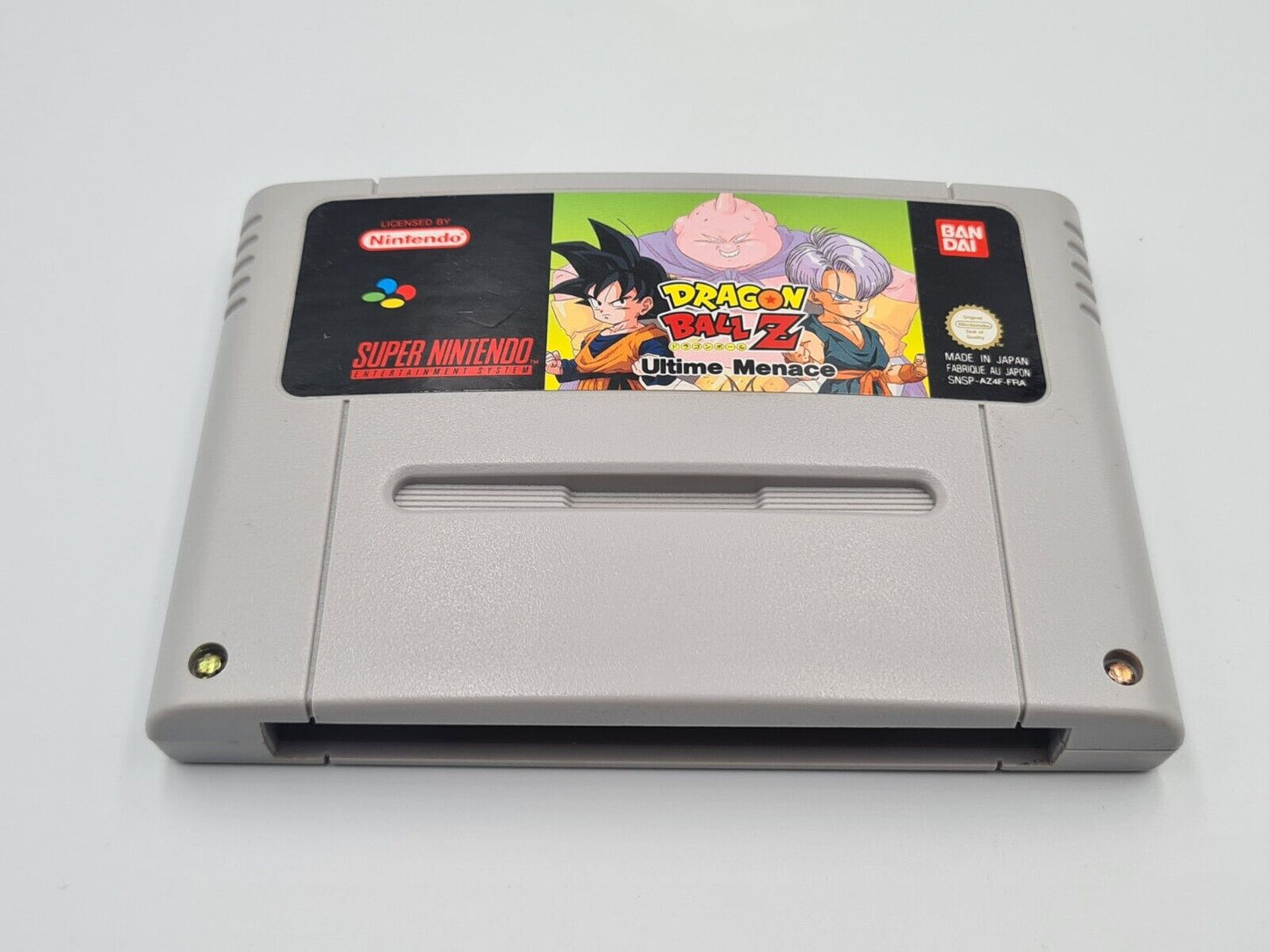 SNES Super Nintendo Dragon Ball Z Ultime Menace mit OVP und Anleitung FRA - T-Retro-Games