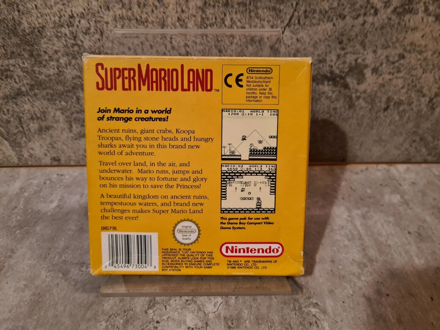 Nintendo Gameboy Super Mario Land mit OVP und Anleitung UKV - T-Retro-Games