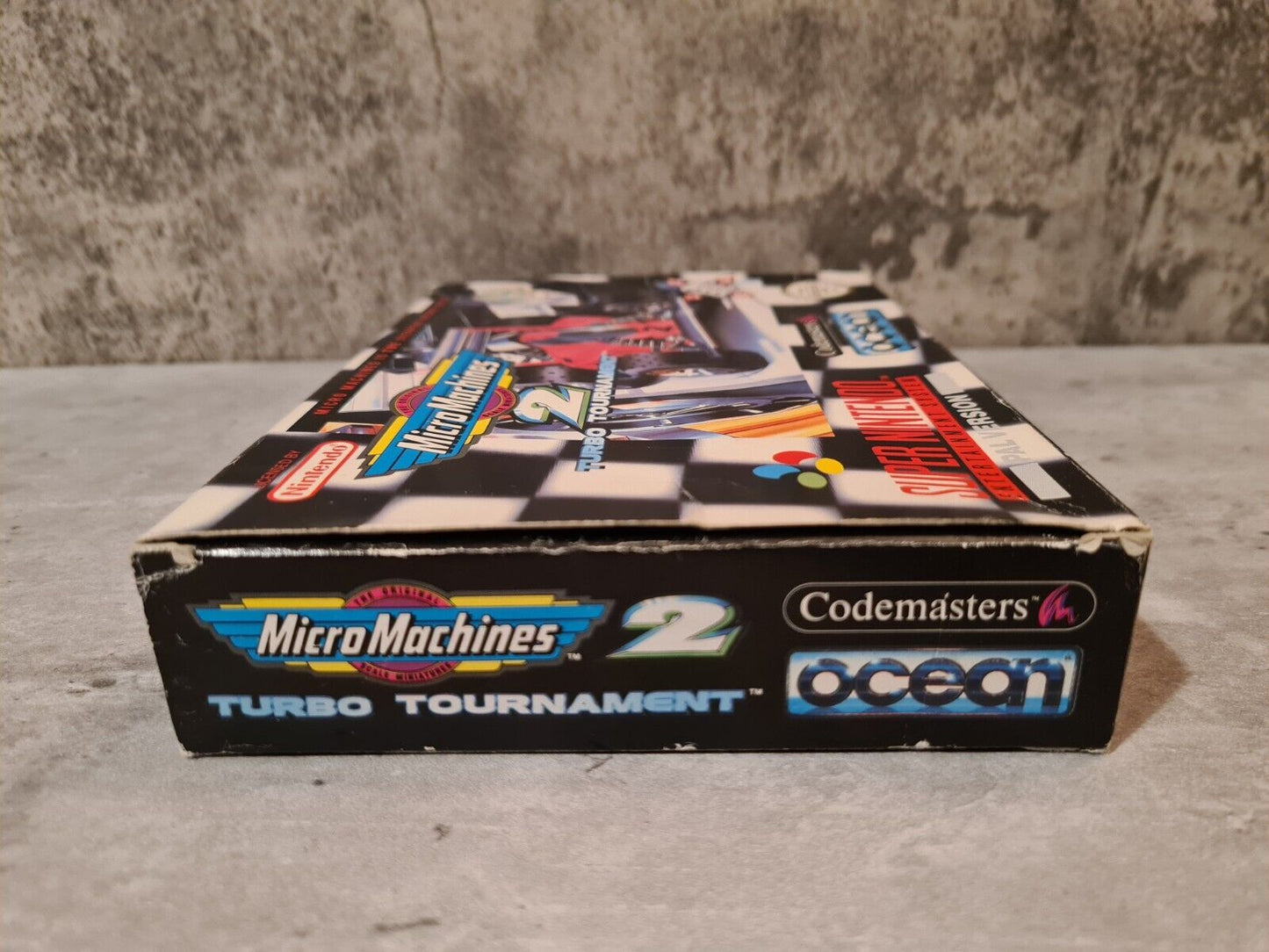 SNES Super Nintendo Micro Machines 2 Turbo Tournament mit OVP und Anleitung NOE - T-Retro-Games