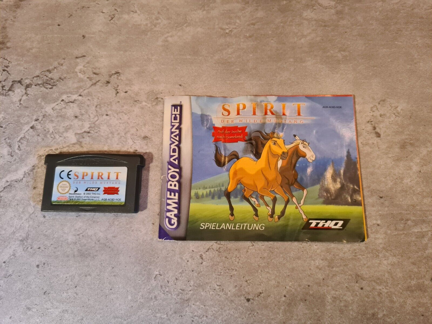 Nintendo Gameboy Advance Spirit Der Wilde Mustang mit OVP und Anleitung NOE - T-Retro-Games