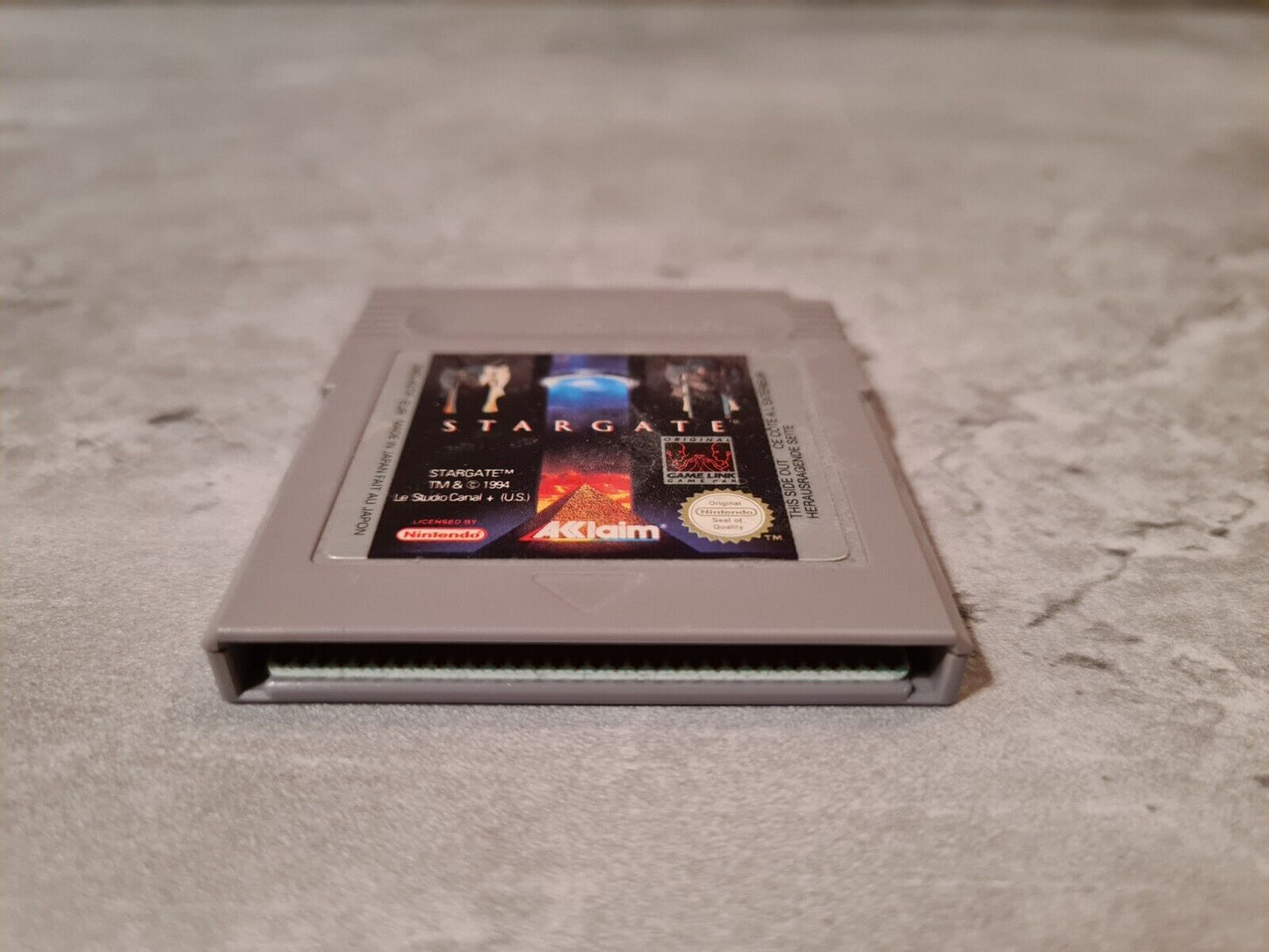 Nintendo Gameboy Classic Spiel Stargate Modul EUR - T-Retro-Games