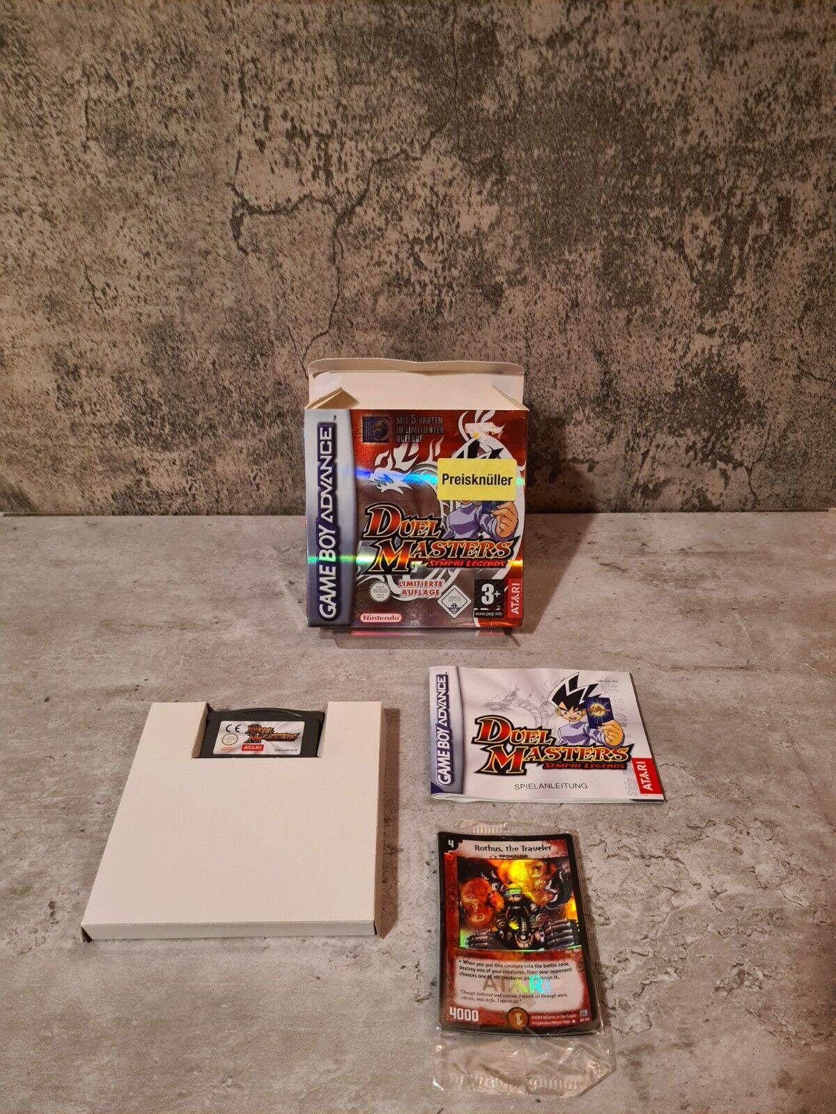 Gameboy Advance Duel Masters Sempai Legends mit OVP und Anleitung + Karten NOE - T-Retro-Games