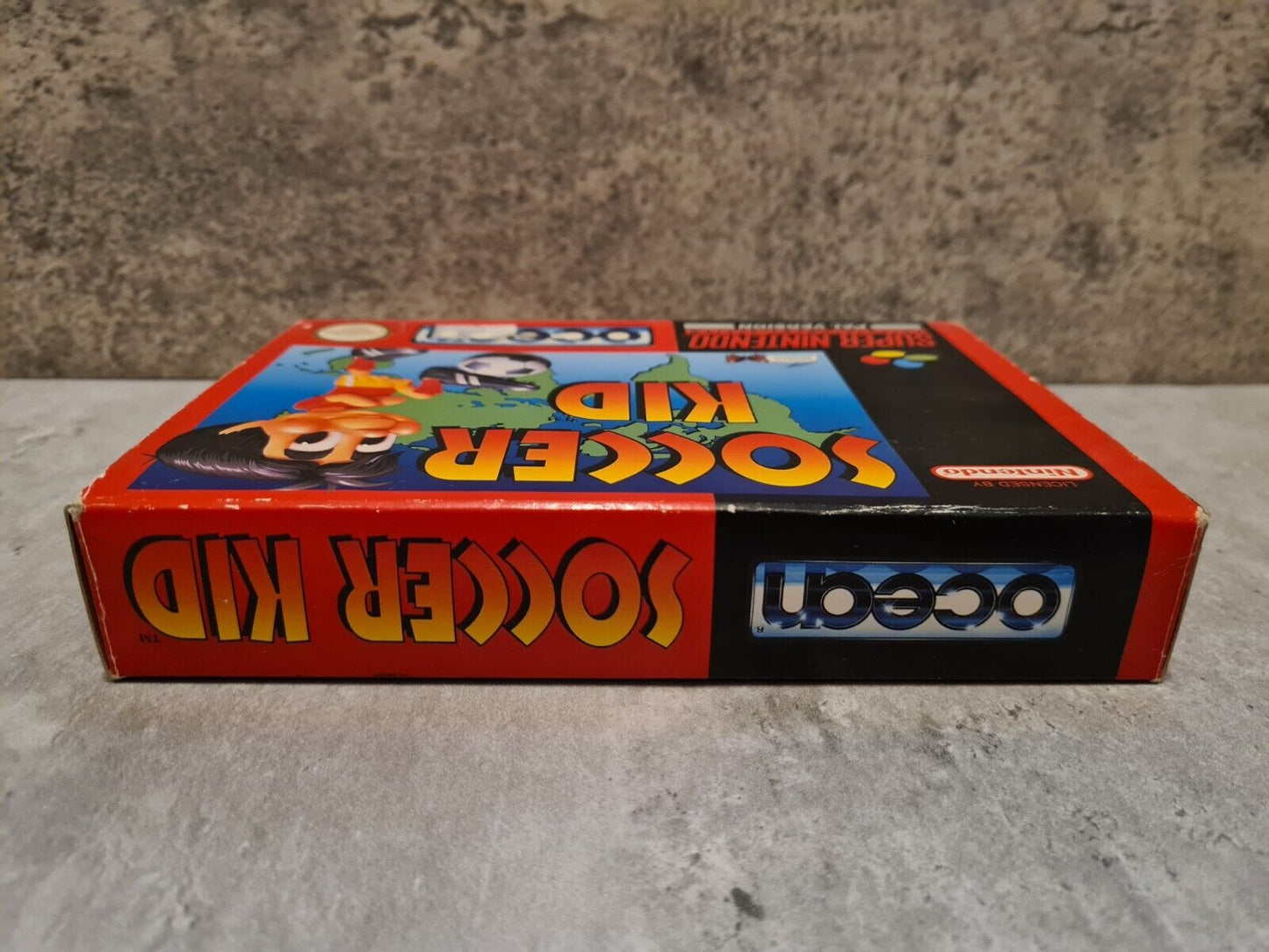 SNES Super Nintendo Soccer Kid mit OVP und Anleitung NOE - T-Retro-Games