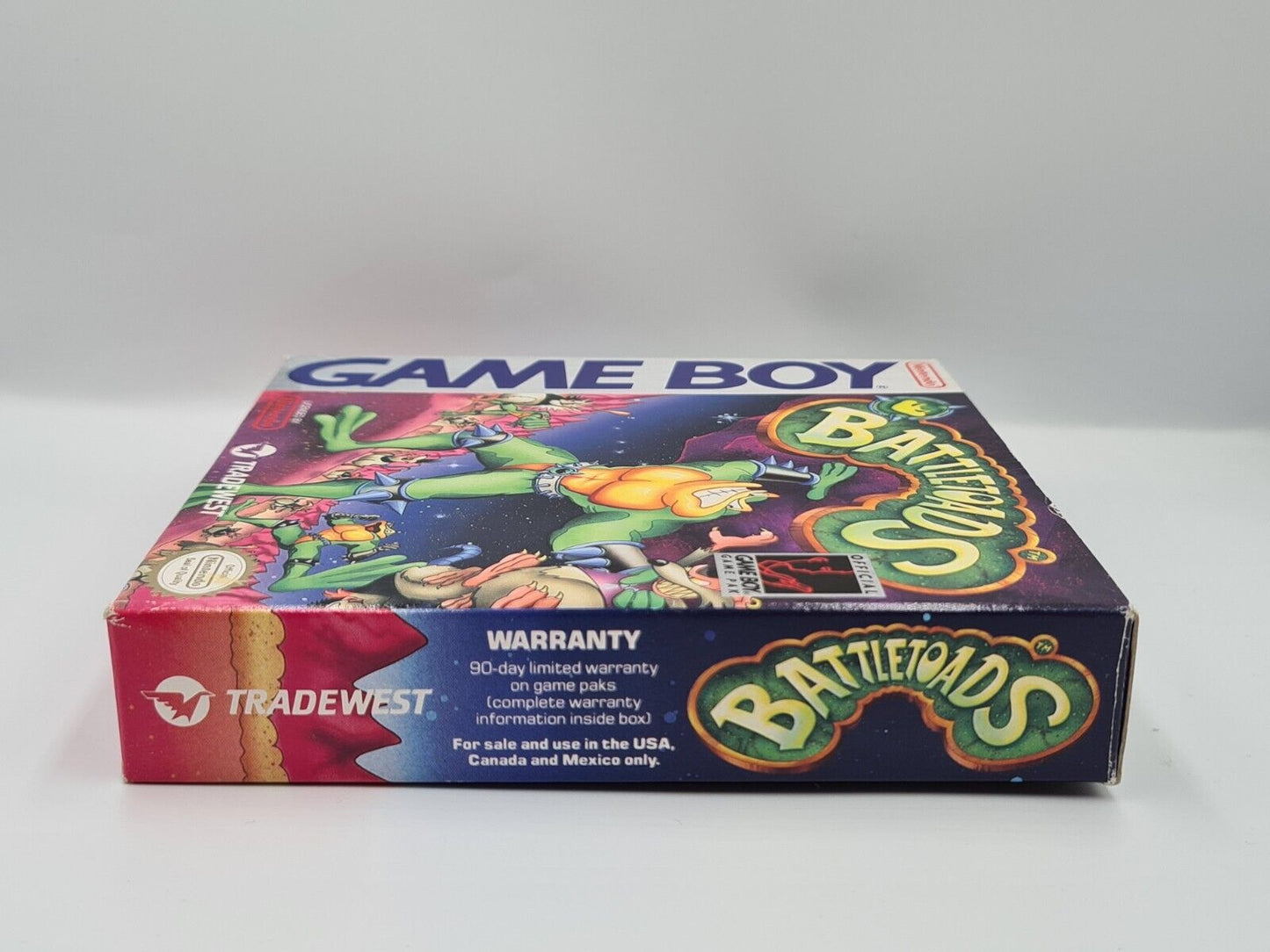 Nintendo Game Boy Classic Battletoads mit OVP und Anleitung USA - T-Retro-Games