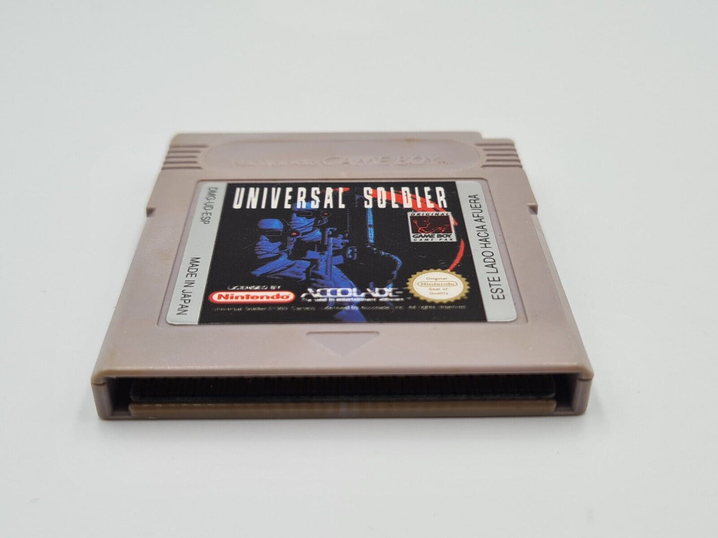 Nintendo Game Boy Classic Spiel Universal Soldier Modul ESP - T-Retro-Games