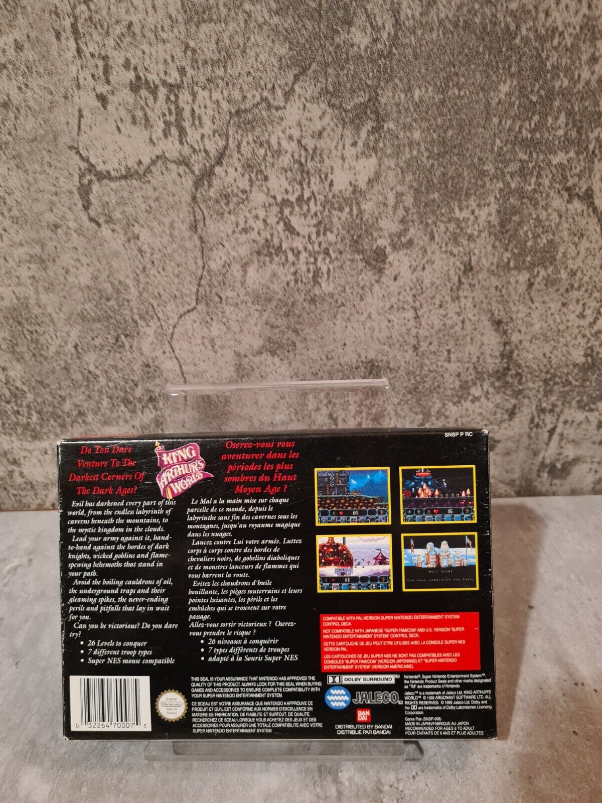 SNES Super Nintendo King Arthur's World mit OVP und Anleitung FAH - T-Retro-Games